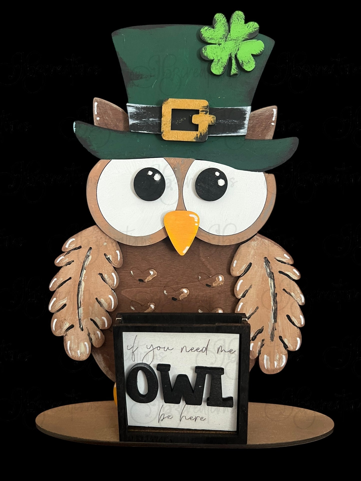 Farm Animal Owl with Interchangeable Seasonal Hats Shelf Sitter Owl Decor Owl Decorations