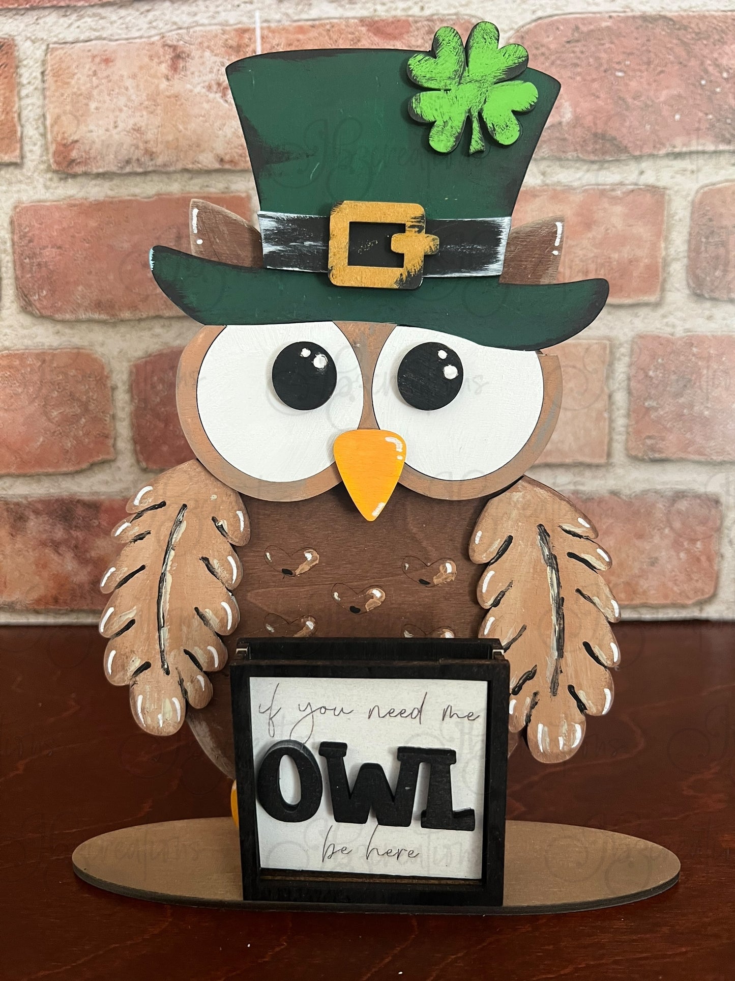 Farm Animal Owl with Interchangeable Seasonal Hats Shelf Sitter Owl Decor Owl Decorations