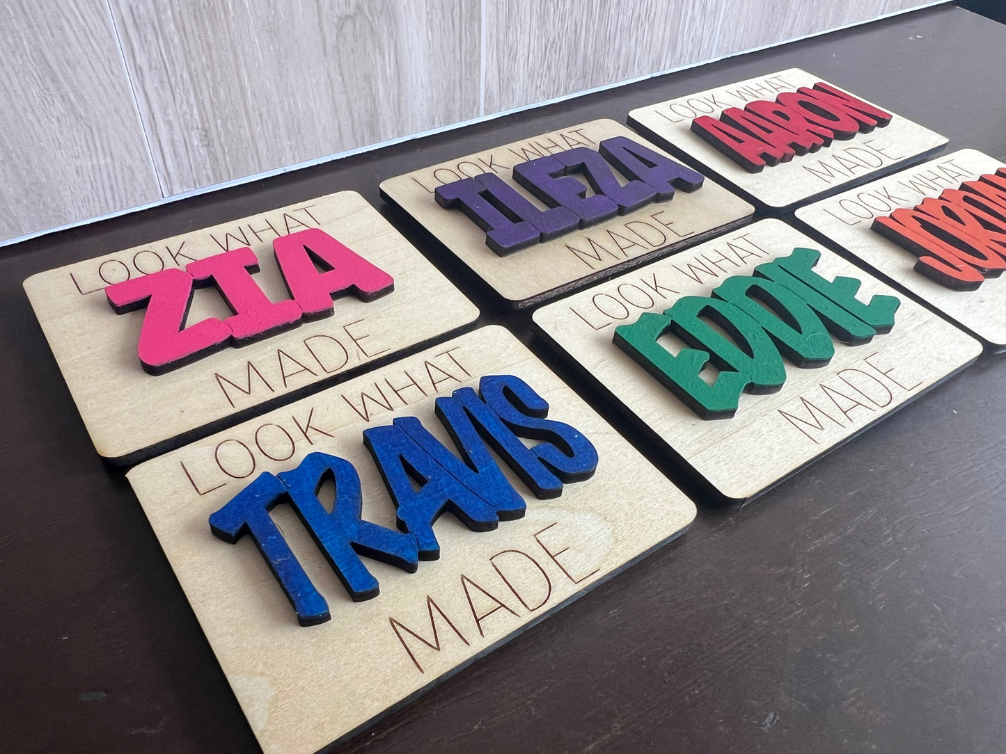 Look What I Made Magnet Children's Artwork Magnet Kids Rustic Kitchen Decor