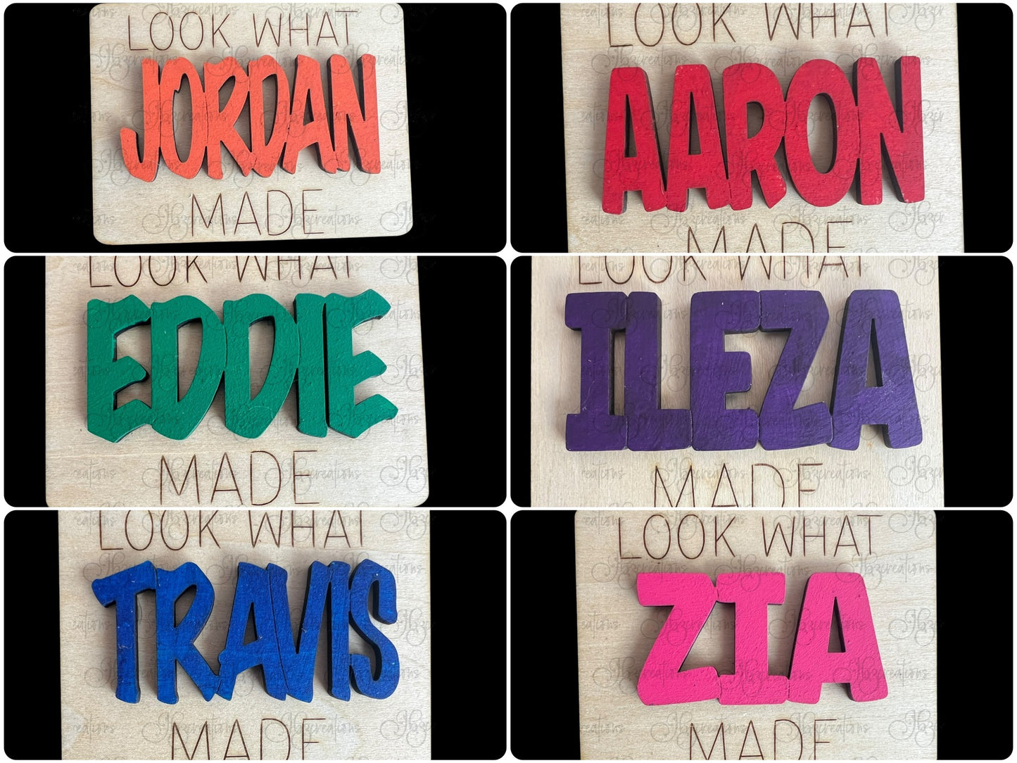Look What I Made Magnet Children's Artwork Magnet Kids Rustic Kitchen Decor