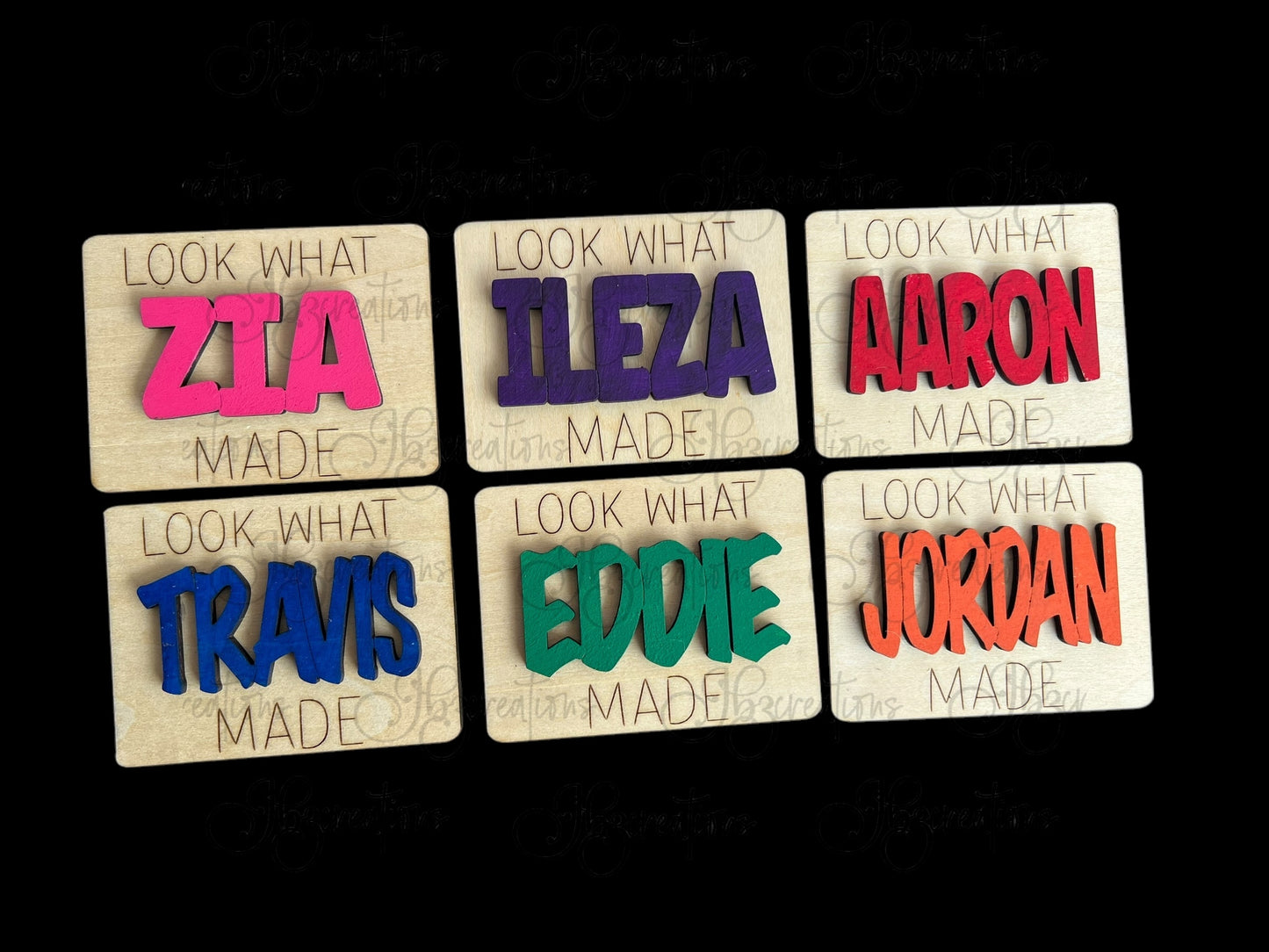 Look What I Made Magnet Children's Artwork Magnet Kids Rustic Kitchen Decor
