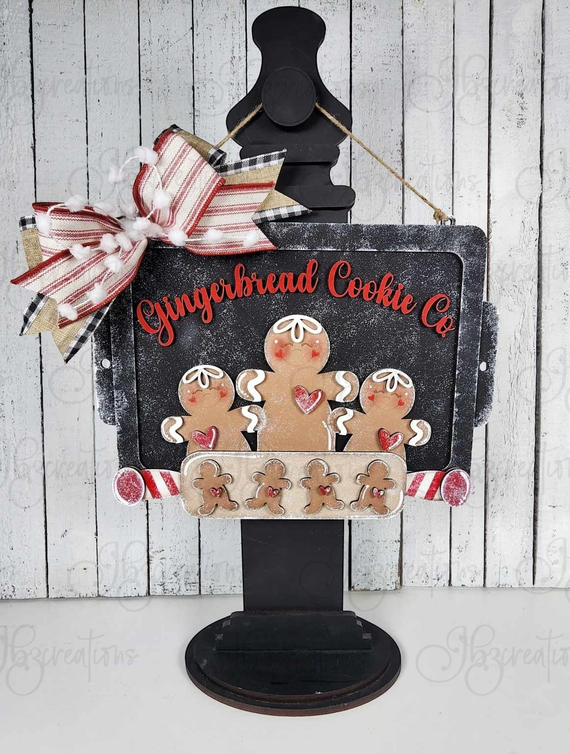 Gingerbread Man DIY Door Hanger Do It Yourself, Create It Yourself