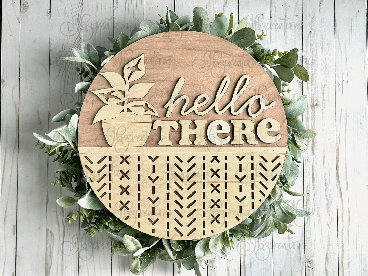 House Plant, Live Laugh Leave, Hello There DIY Door Hanger Do It Yourself, Create It Yourself