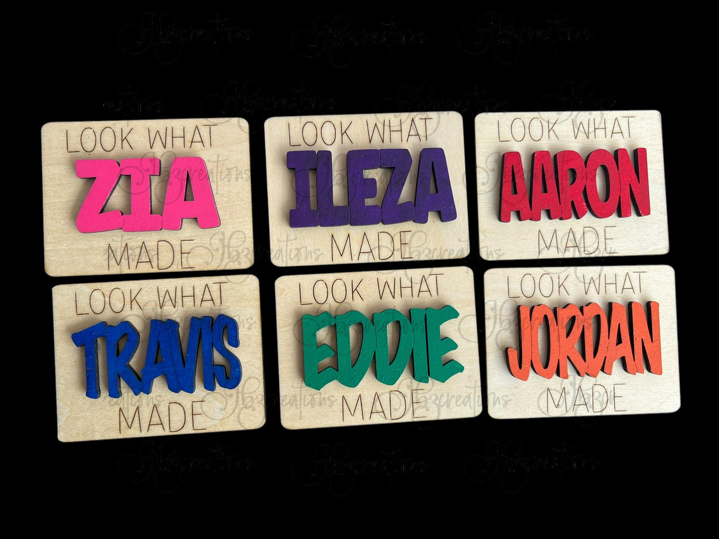 Look What I Made Magnet Children's Artwork Magnet Kids Rustic Kitchen Decor