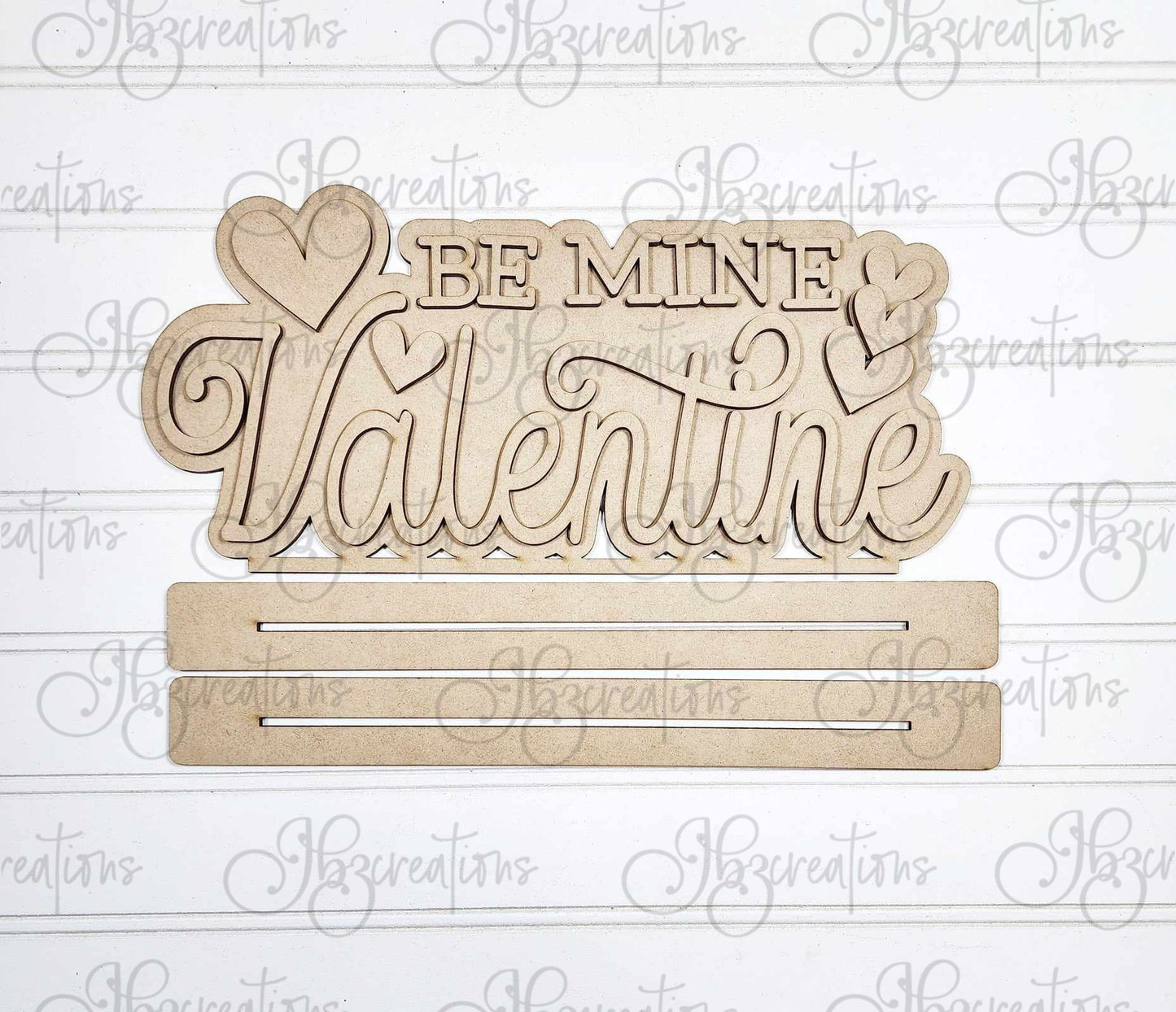 Be Mine Valentine Word Art Shelf Decor Shelf Sitter DIY, Do-It-Yourself, Create-It-Yourself
