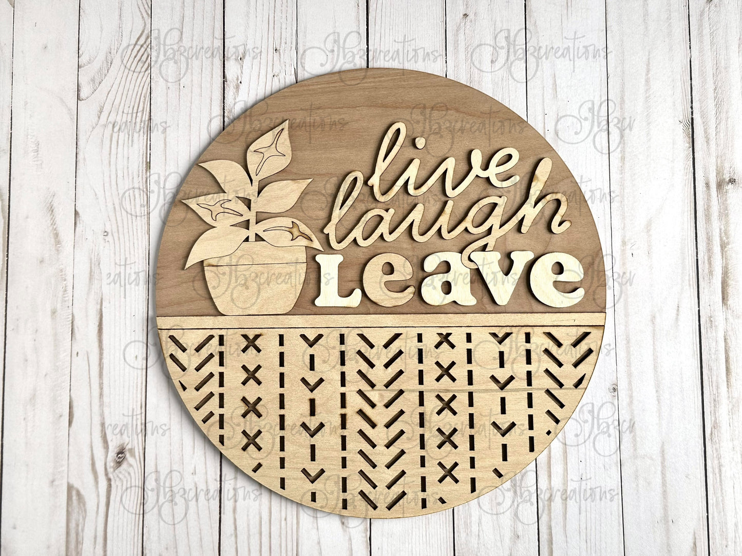 House Plant, Live Laugh Leave, Hello There DIY Door Hanger Do It Yourself, Create It Yourself
