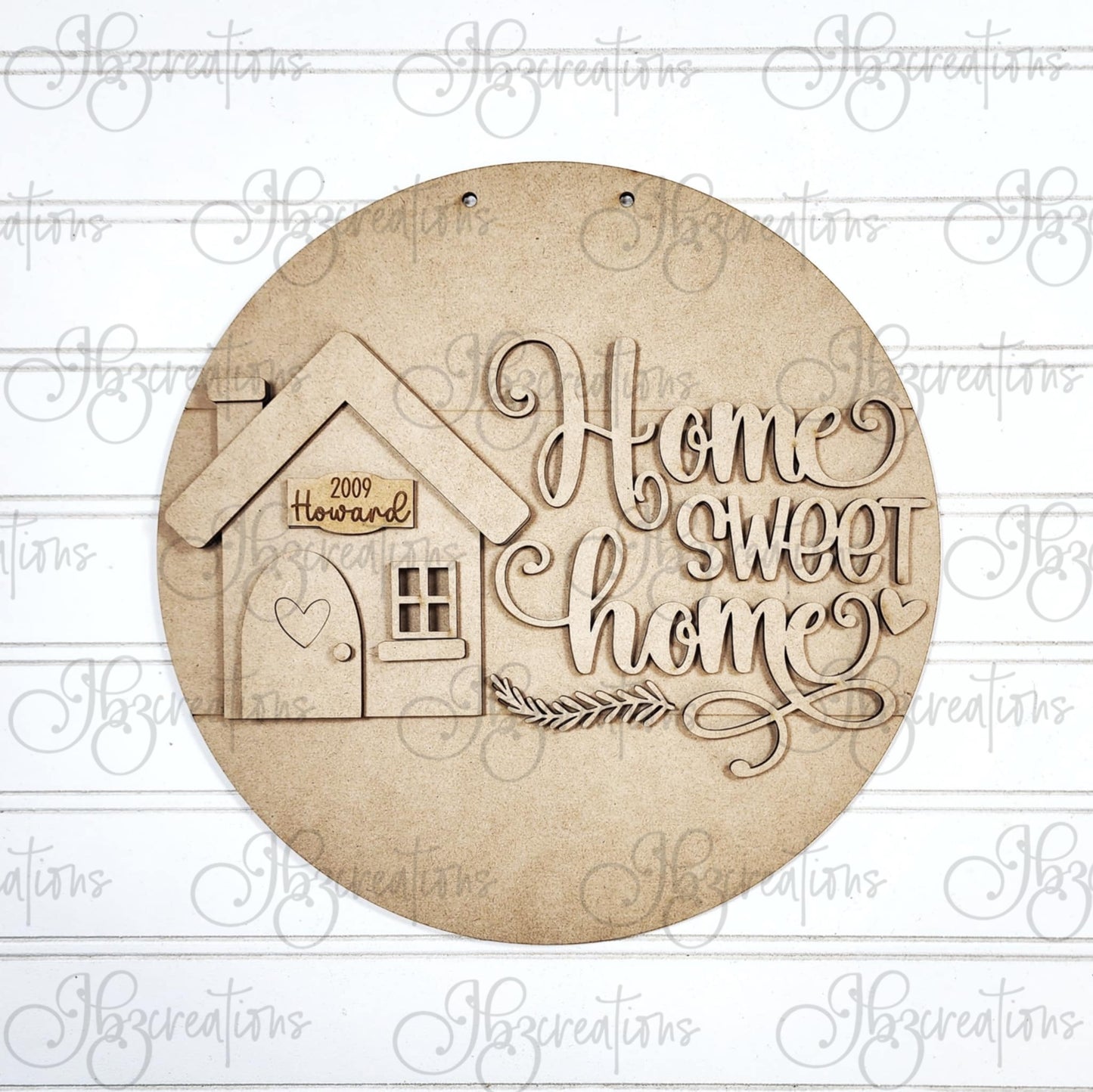 Home Sweet Home Doorhanger Home Sweet Home Sign DIY, Do-It-Yourself, Create-It-Yourself