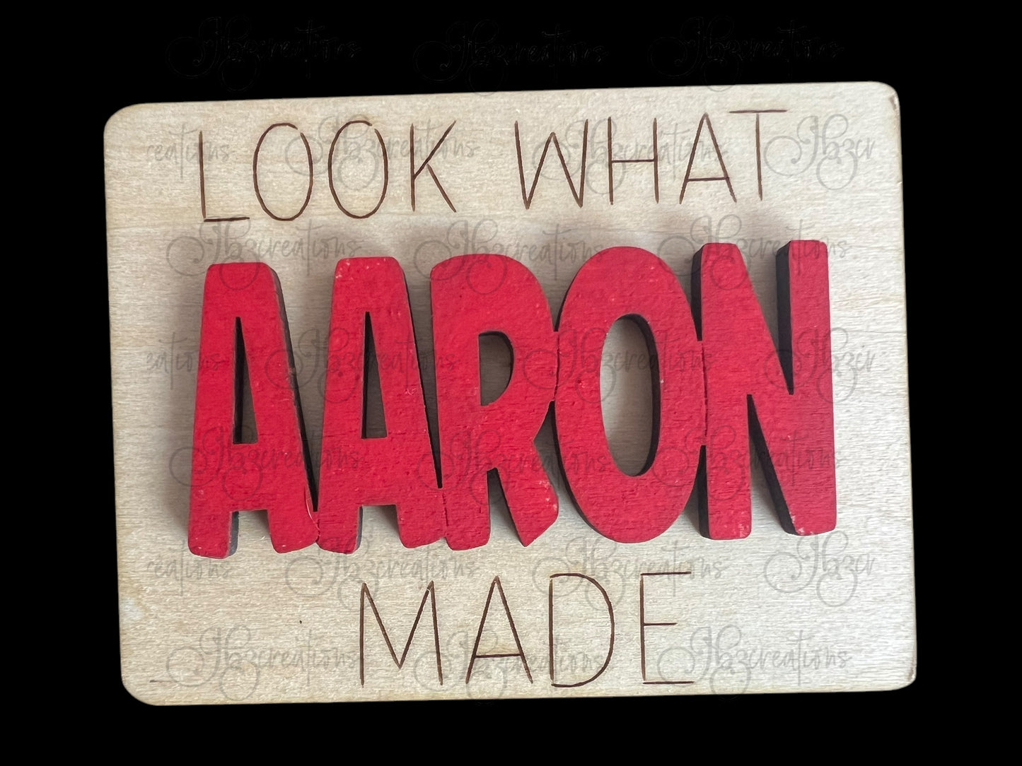 Look What I Made Magnet Children's Artwork Magnet Kids Rustic Kitchen Decor