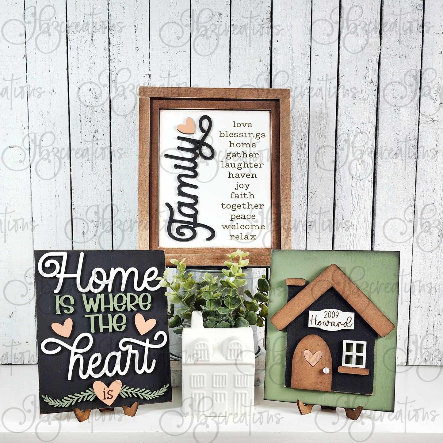 Home Trio Shelf Decor Shelf Sitter DIY, Do-It-Yourself, Create-It-Yourself