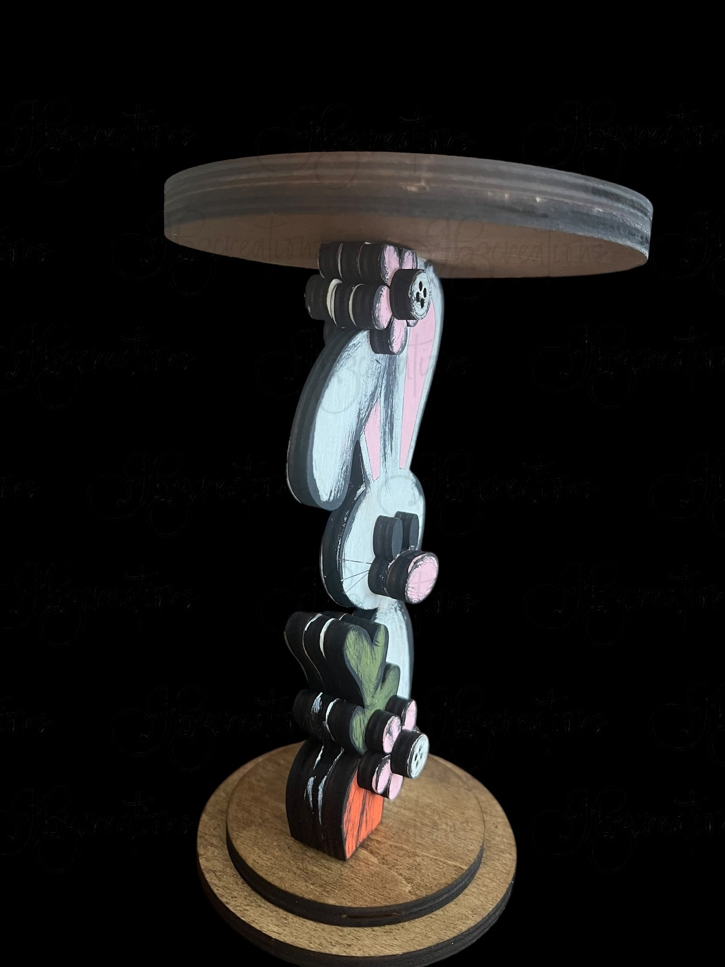 Easter Bunny Candle Holder Easter Theme Home Decor Rabbit Home Decor Candle Holder