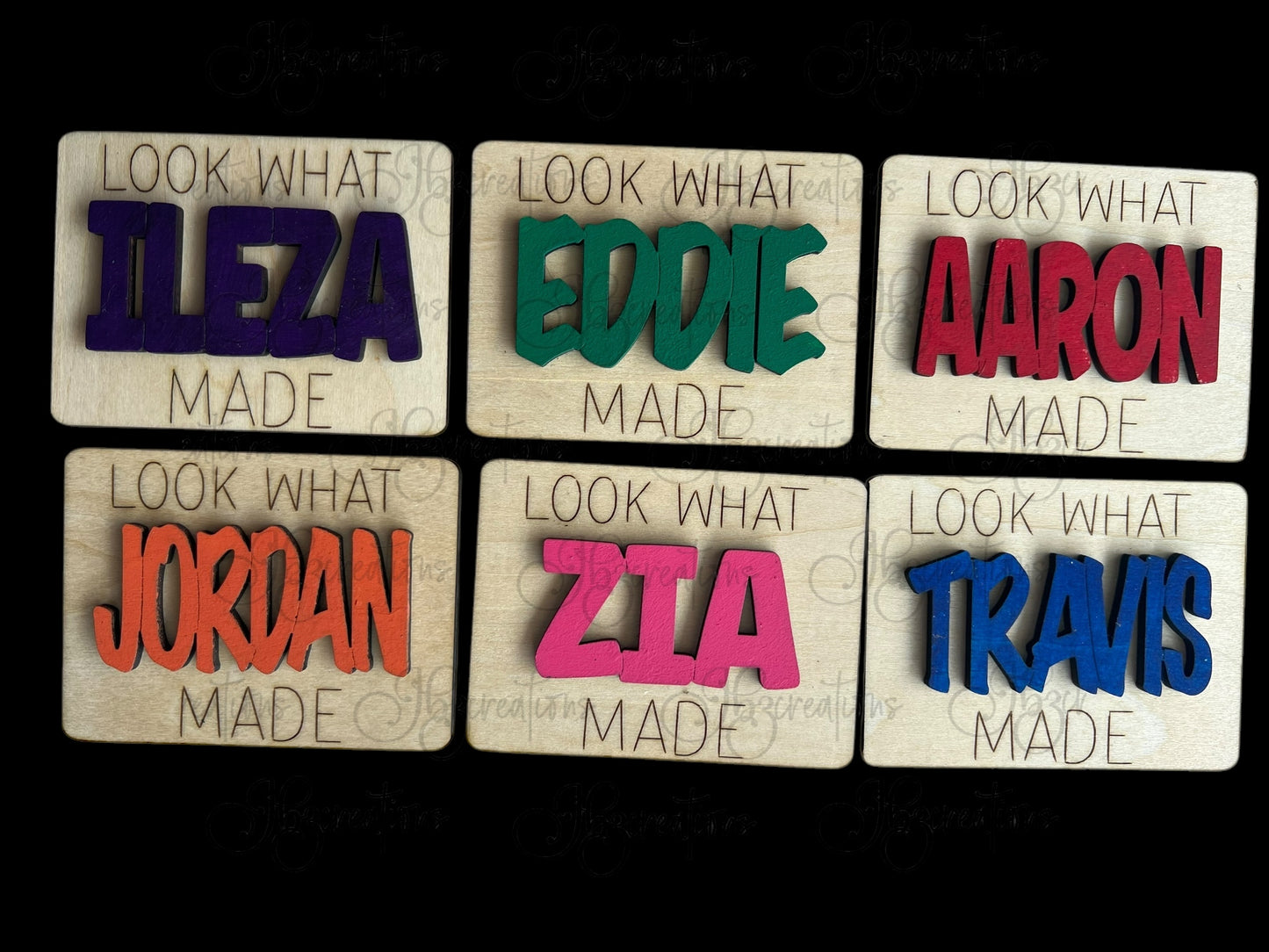 Look What I Made Magnet Children's Artwork Magnet Kids Rustic Kitchen Decor