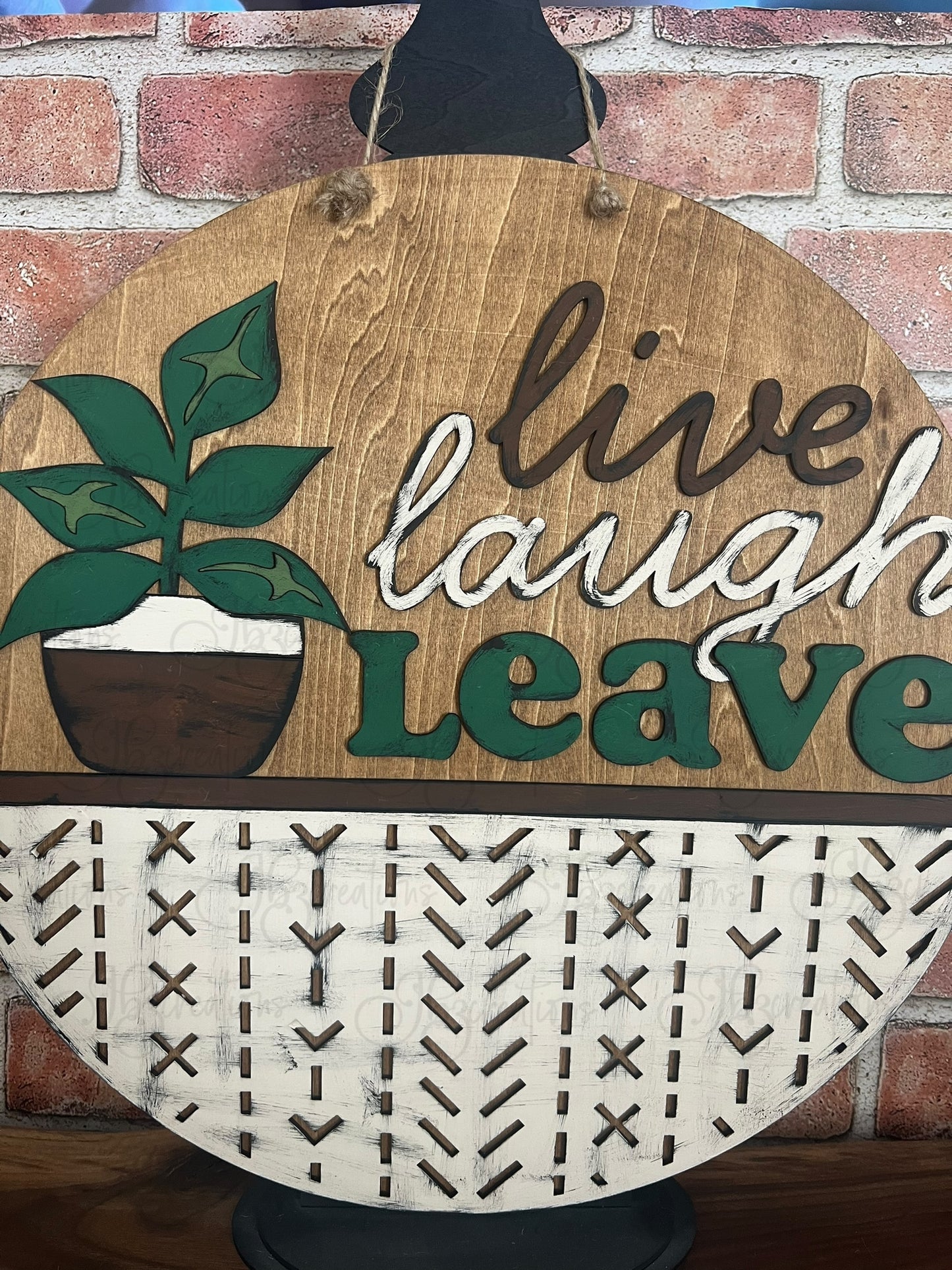 House Plant, Live Laugh Leave, Hello There DIY Door Hanger Do It Yourself, Create It Yourself