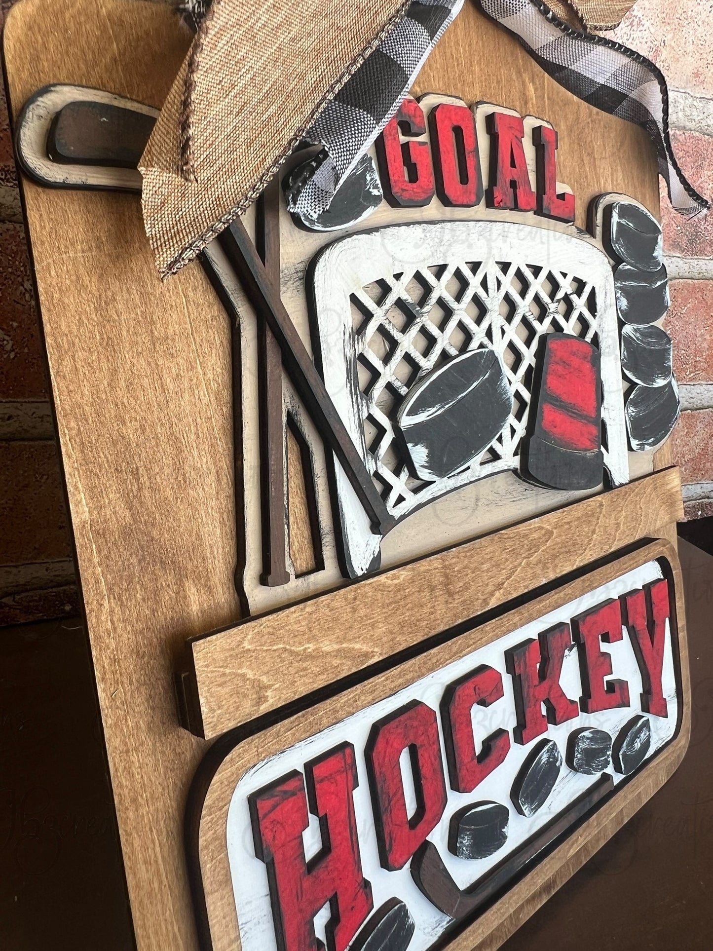 Hockey Interchangeable Truck ADD-ON ONLY Truck Inserts Hockey and Pucks with Net and stick Truck Add-on