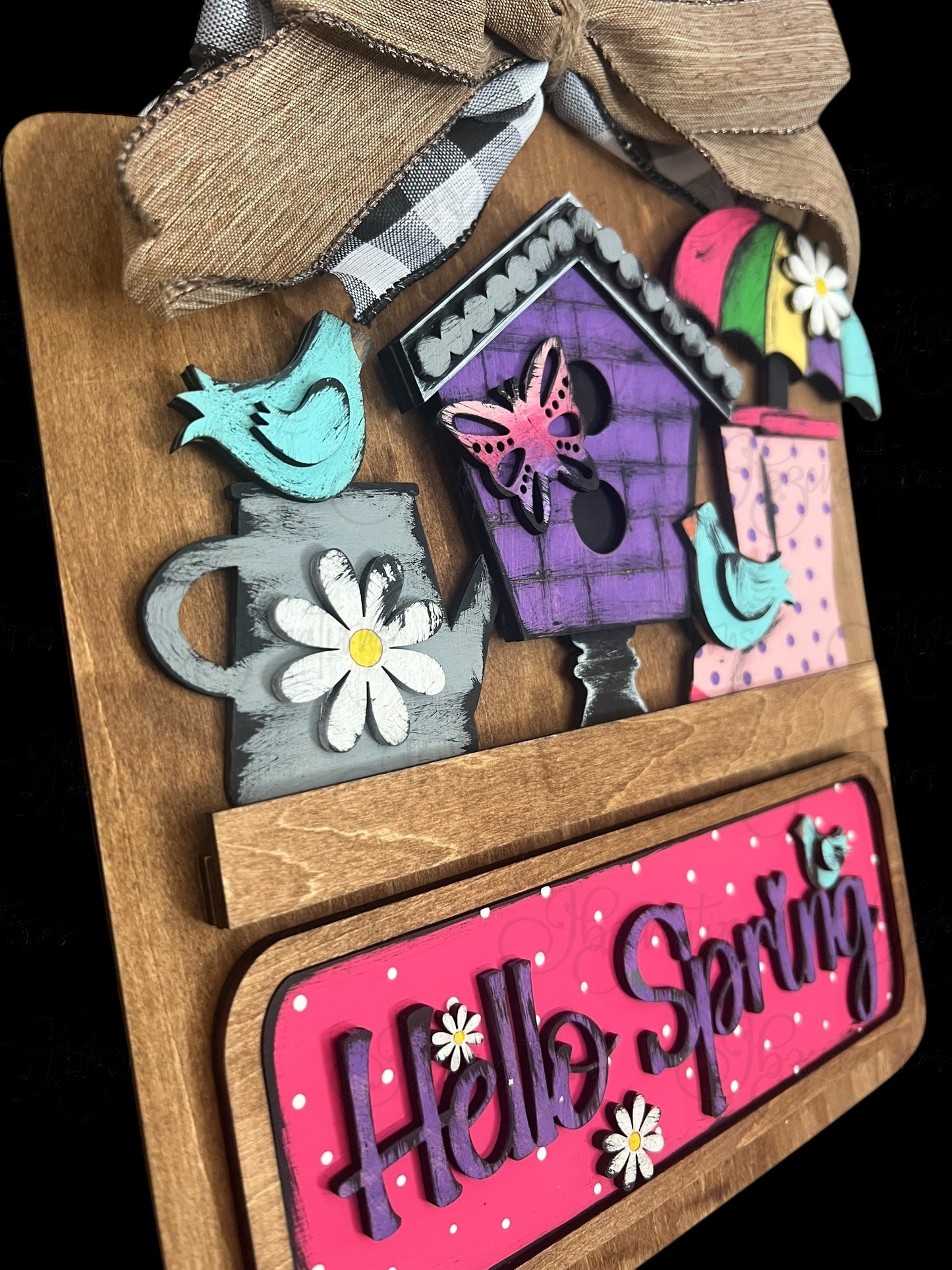 Hello Spring Truck Inserts Hello Spring Truck Add-on Interchangeable Retro Truck ADD-ON ONLY Truck Inserts