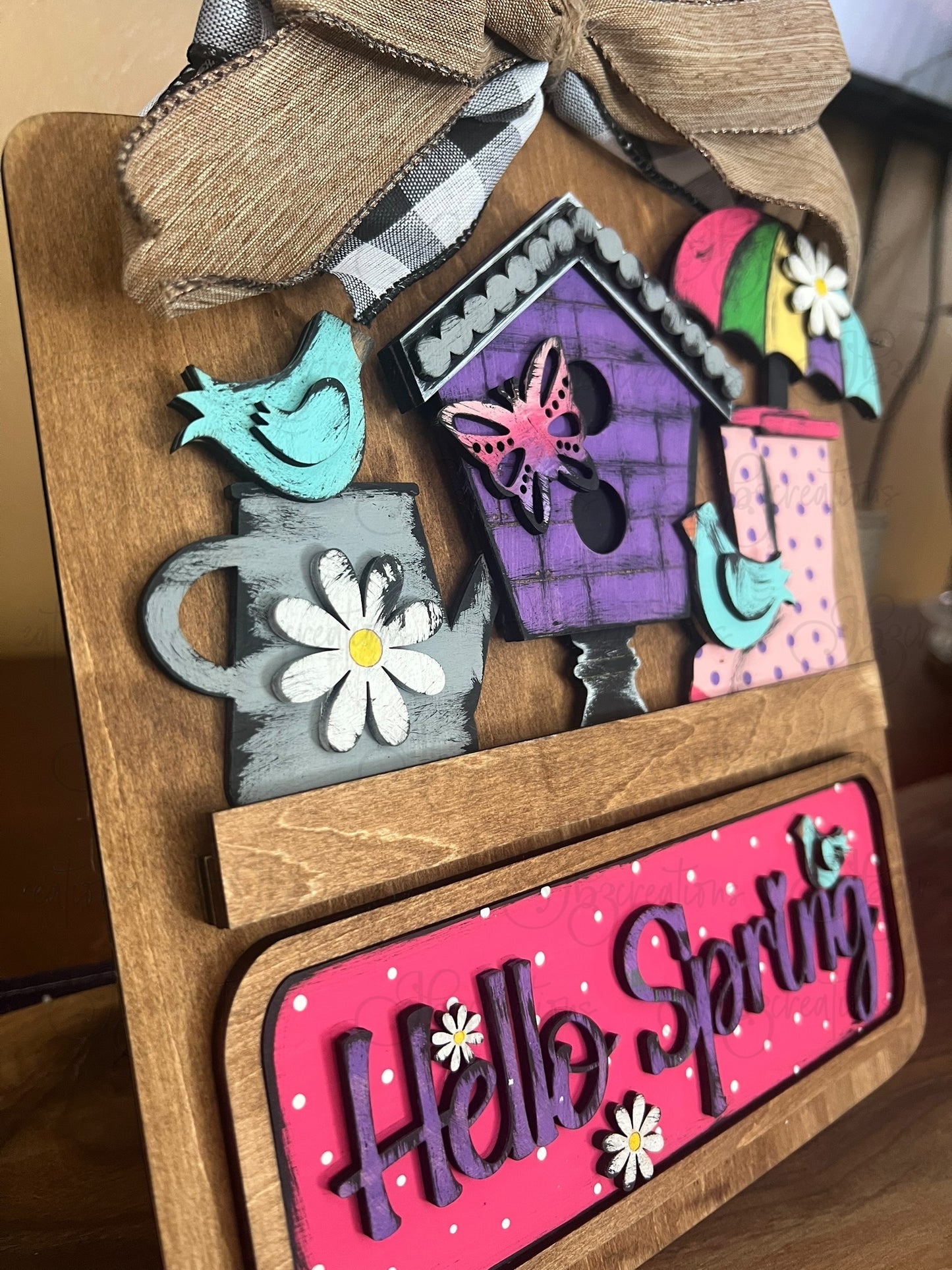 Hello Spring Truck Inserts Hello Spring Truck Add-on Interchangeable Retro Truck ADD-ON ONLY Truck Inserts