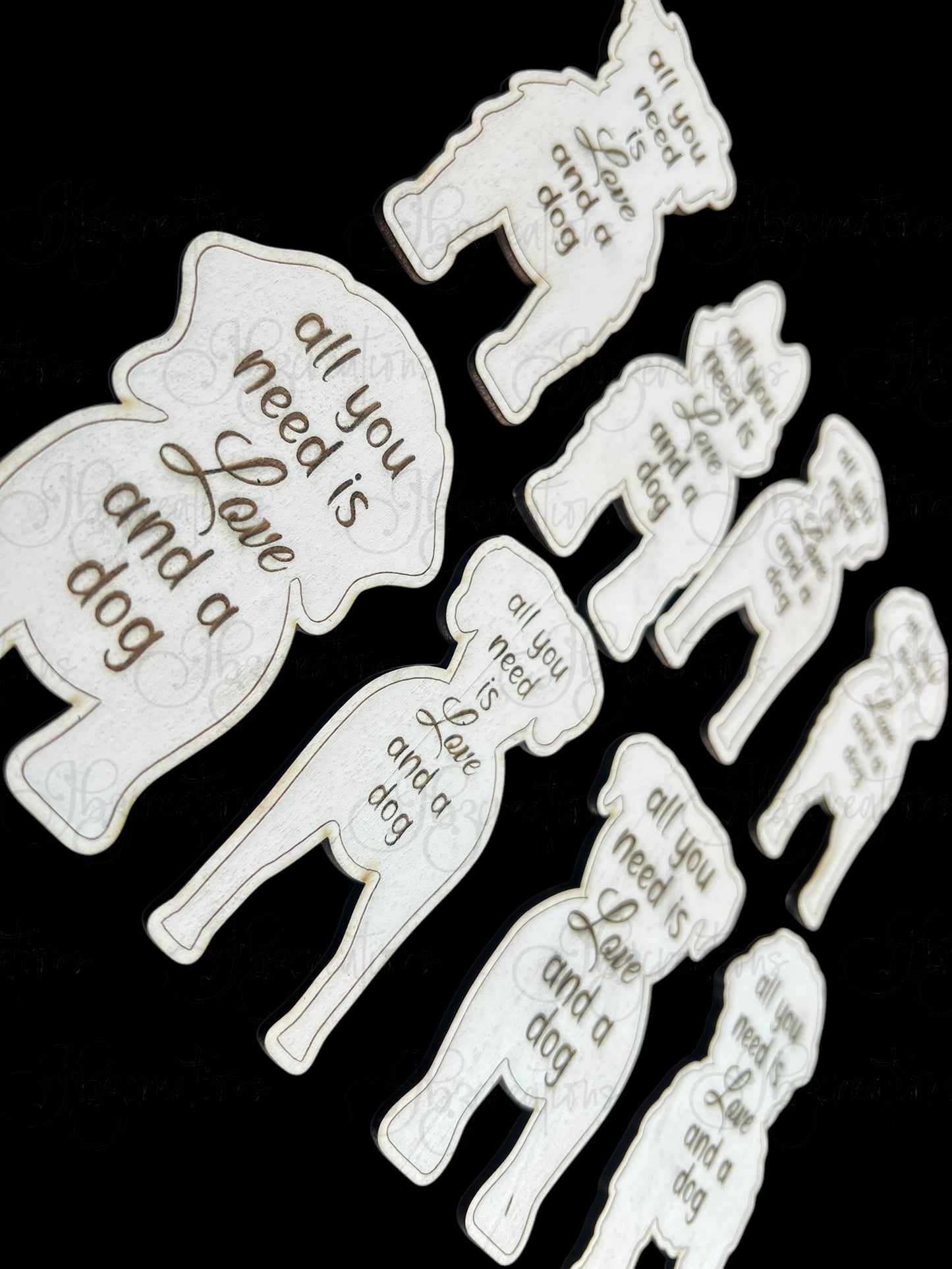 All You Need is Love and a Dog Magnet Personalized Breed Magnet Pet Owner Gift Dog Lover Magnet Dog Remembrance Magnet (Copy)