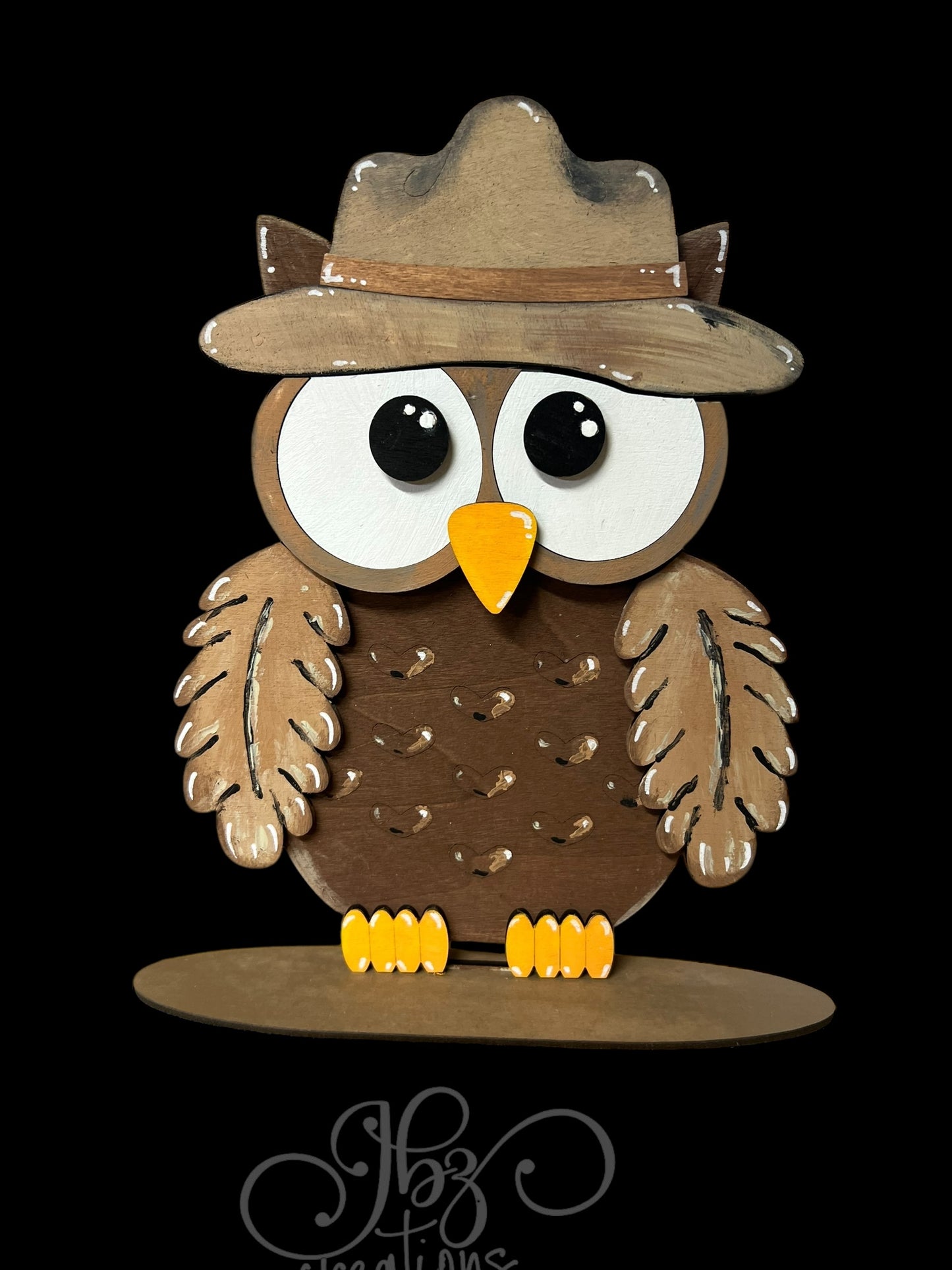 Farm Animal Owl with Interchangeable Seasonal Hats Shelf Sitter Owl Decor Owl Decorations