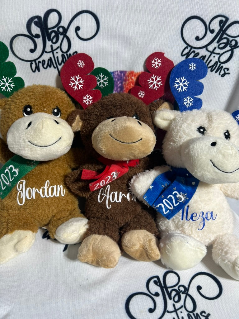 Personalized Moose Plush