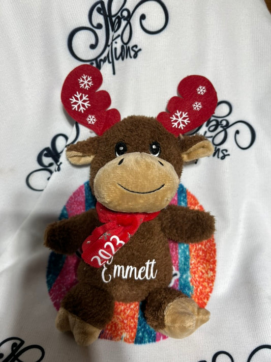 Personalized Moose Plush