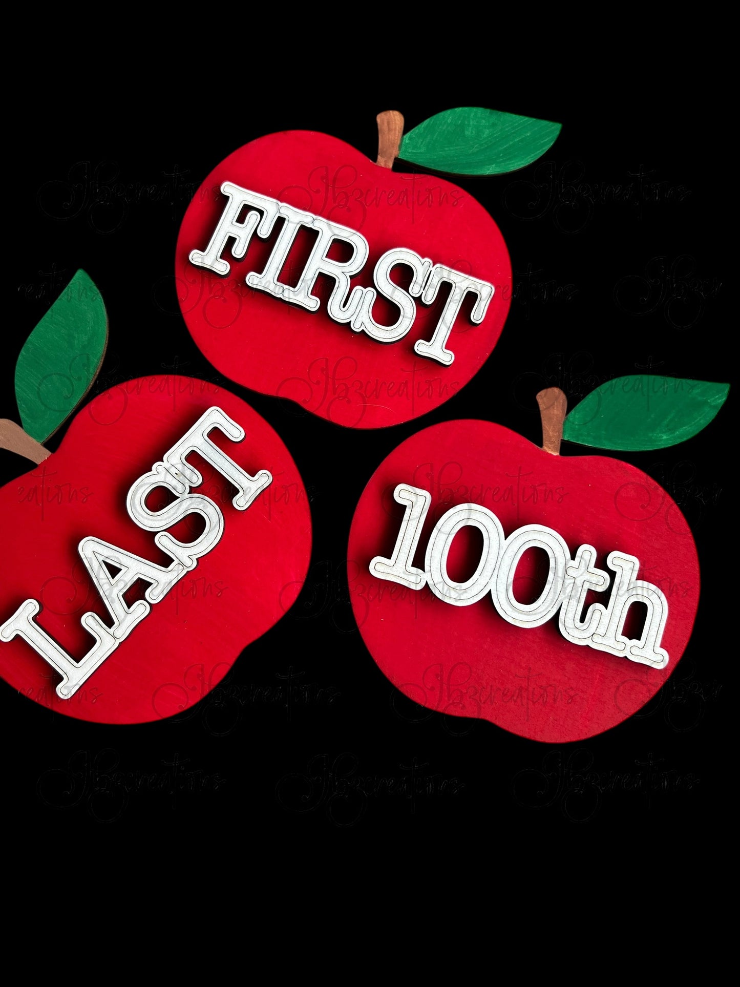 First Day of School, 100th Day of School, Back to School Prop Interchangeable School Milestone Sign Unique Children's Milestone Sign