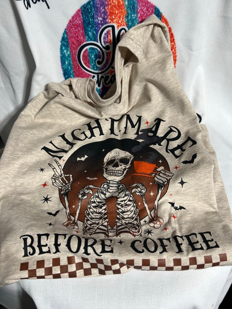 Nightmare before Coffee T-shirt