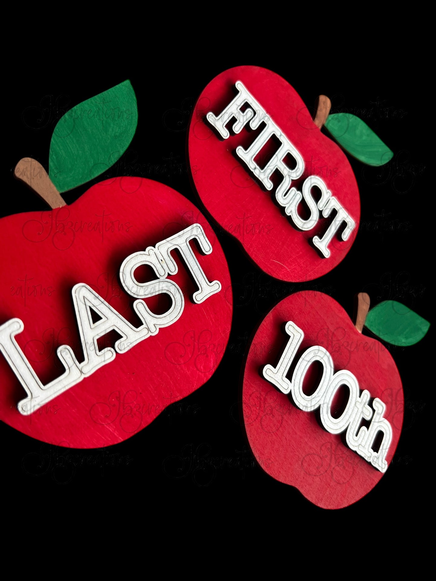 First Day of School, 100th Day of School, Back to School Prop Interchangeable School Milestone Sign Unique Children's Milestone Sign