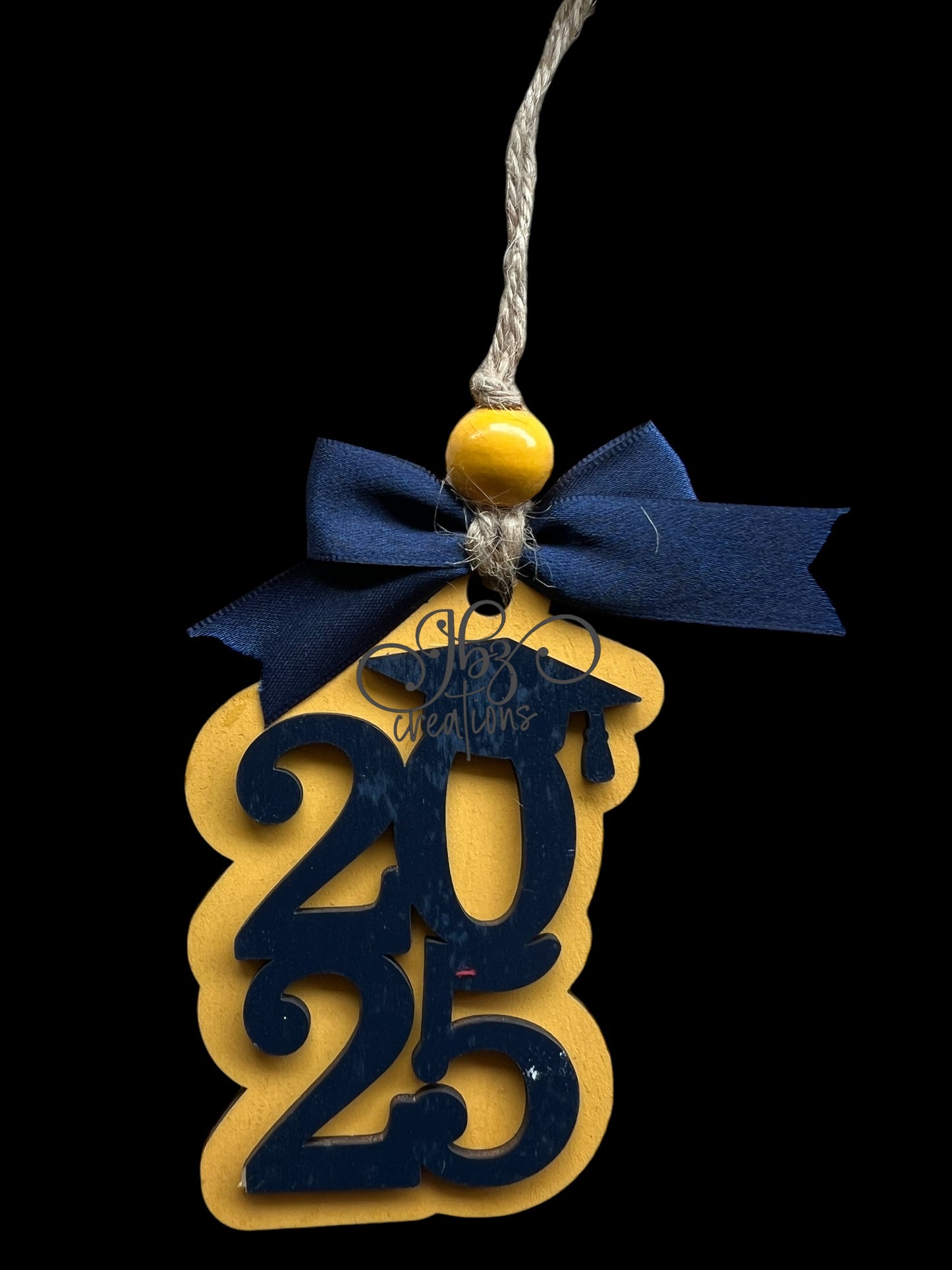 Class of 2025 Ornament Custom School Colors Graduation Gift 2025 Graduation Cap Ornament