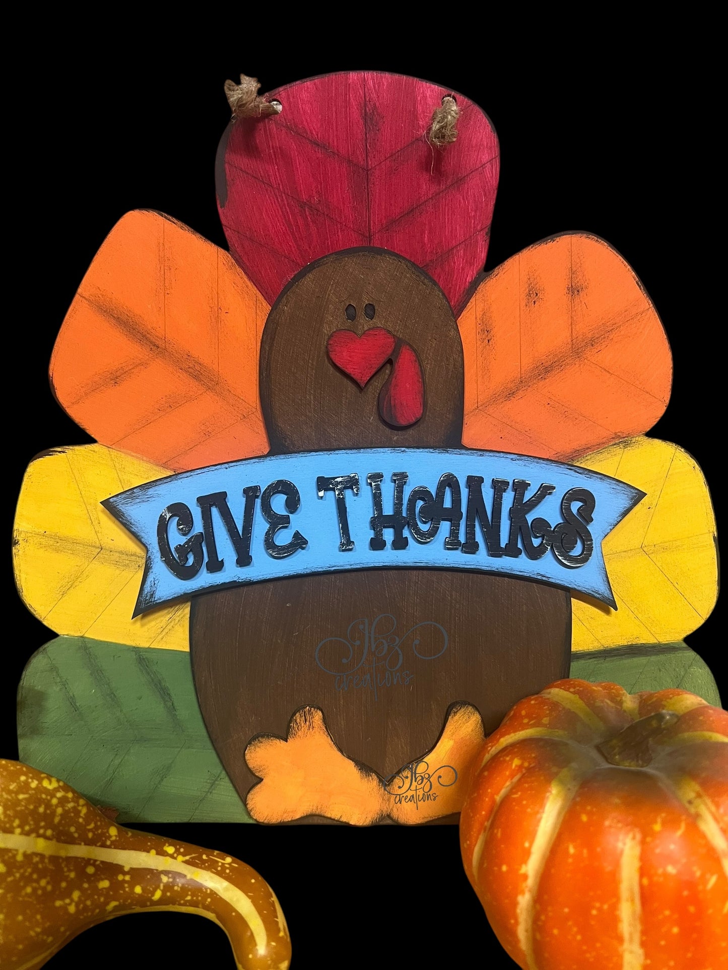 Turkey Thanksgiving Fall Hanging Sign Autumn Sign Turkey Door hanger