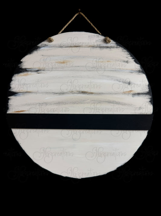 DIY Holiday Door Sign 15" Backer Only