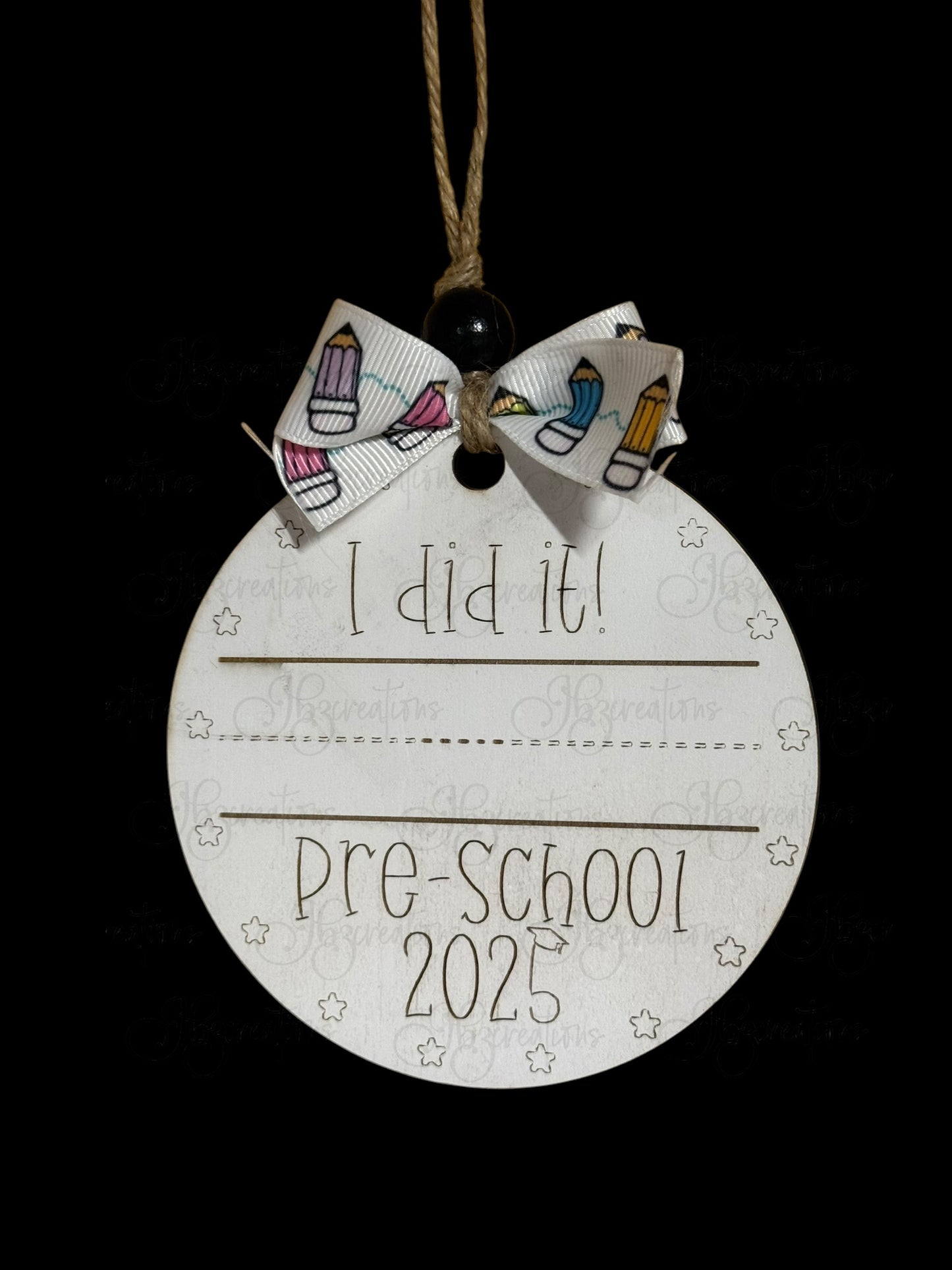 I did it!  Kindergarten Graduation Pre-k Graduation Ornament