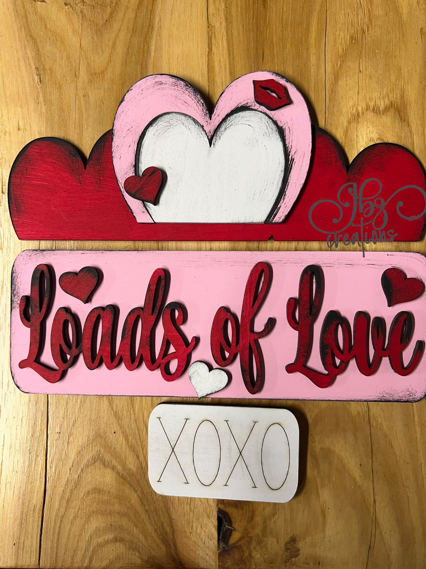 Valentine Heart Truck Inserts Loads of Love Truck Add-on Interchangeable Retro Truck ADD-ON ONLY Truck Inserts