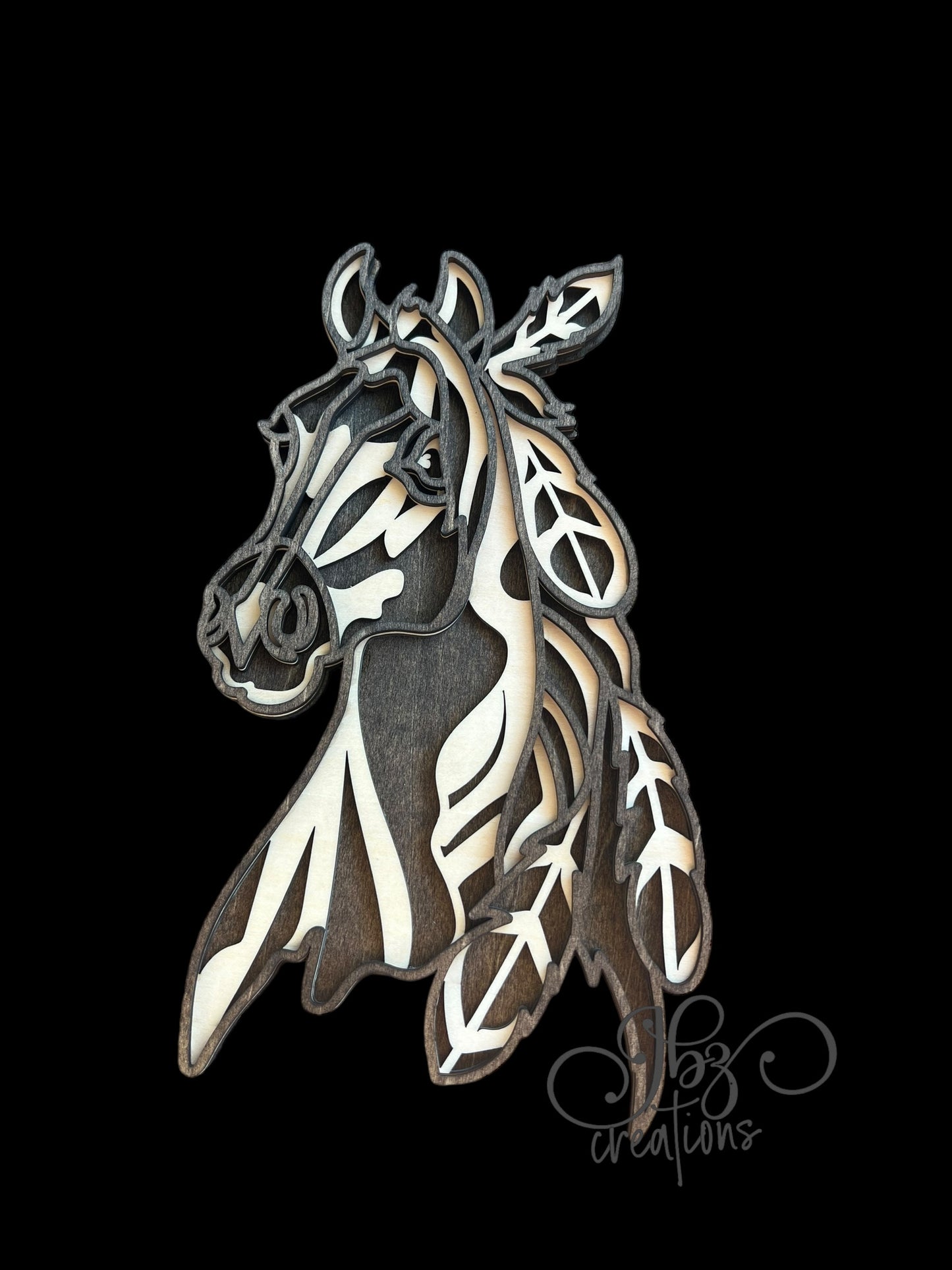 Horse Head Wall Hanging, Unique Gift for Horse Lover, Rustic Country Home Decor