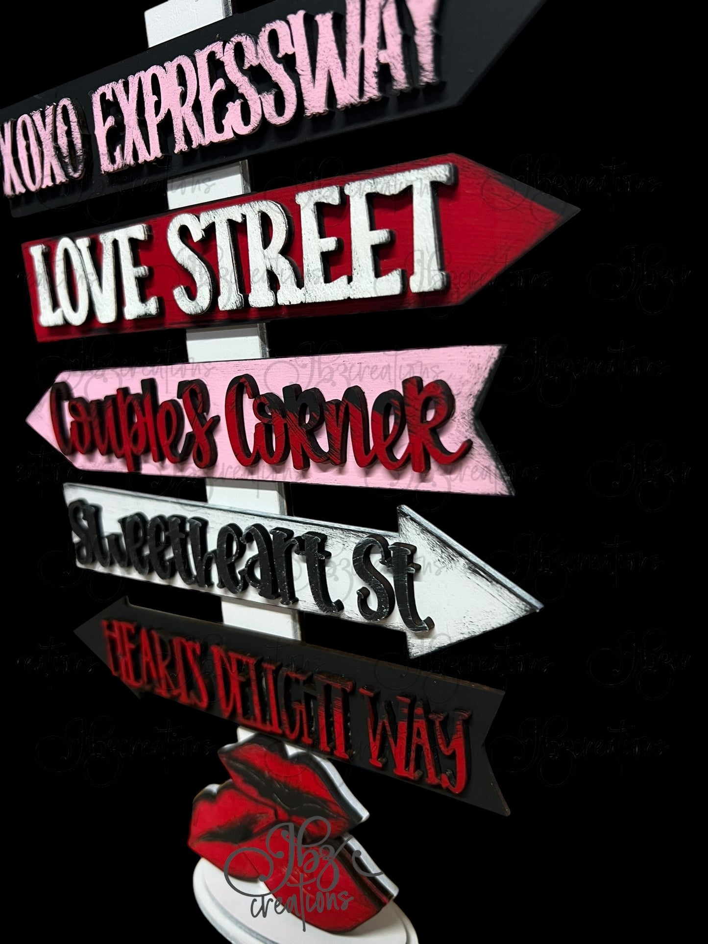 Valentines Day Love Street Sign Valentines Home Decor, Heart Decor Anniversary Decor Gift for Home