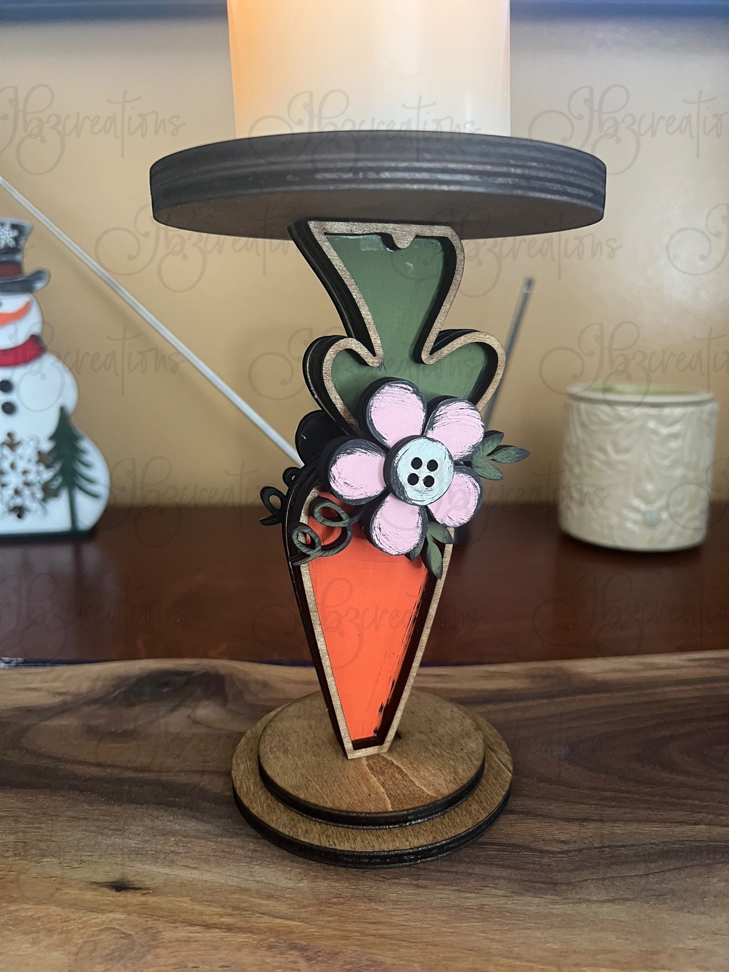 Carrot Candle Holder Easter Theme Home Decor Carrot Home Decor Candle Holder Easter Candle Holder