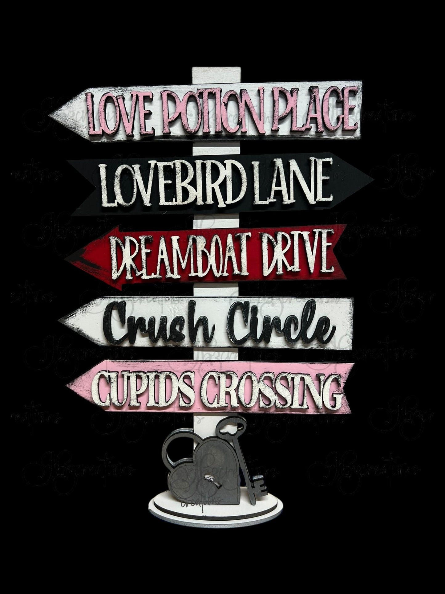 Valentines Day Love Street Sign Valentines Home Decor, Heart Decor Anniversary Decor Gift for Home