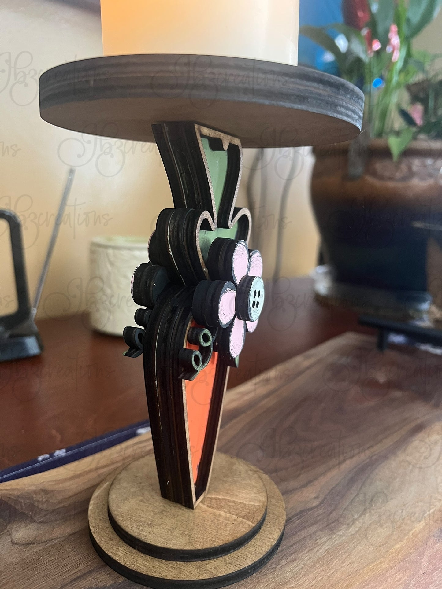 Carrot Candle Holder Easter Theme Home Decor Carrot Home Decor Candle Holder Easter Candle Holder