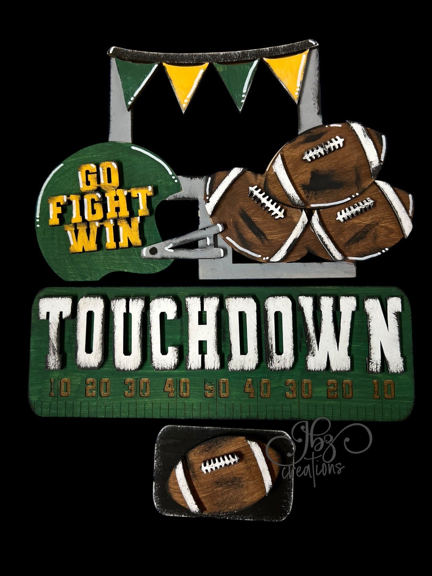 Touchdown Football “Go Fight Win” Interchangeable Truck ADD-ON ONLY Truck Inserts