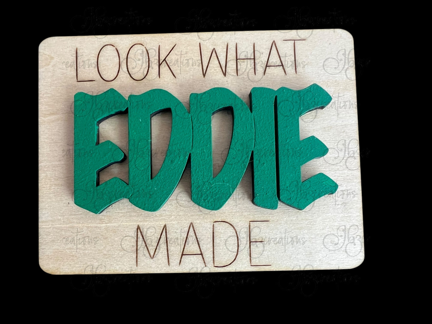 Look What I Made Magnet Children's Artwork Magnet Kids Rustic Kitchen Decor