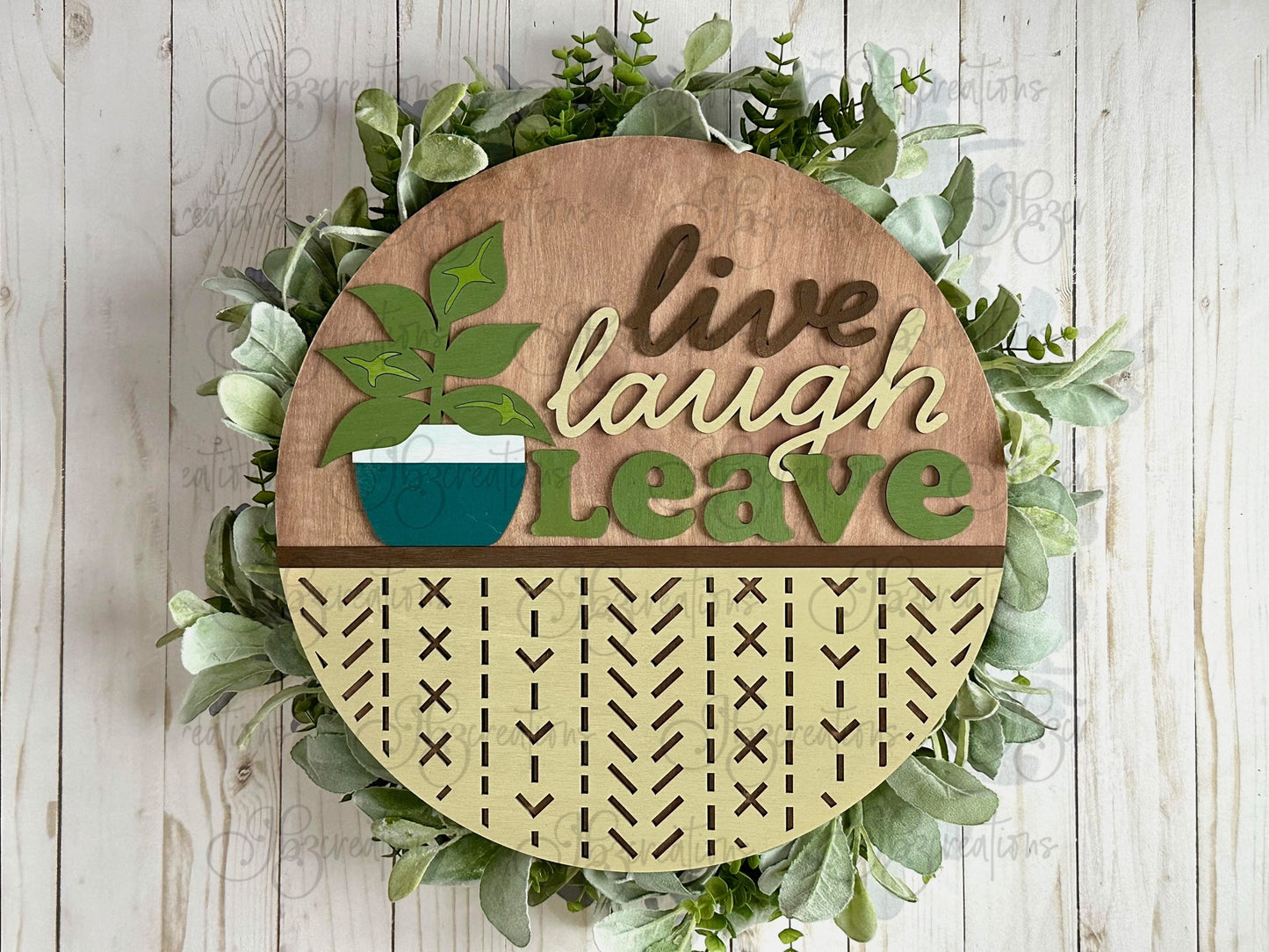 House Plant, Live Laugh Leave, Hello There DIY Door Hanger Do It Yourself, Create It Yourself