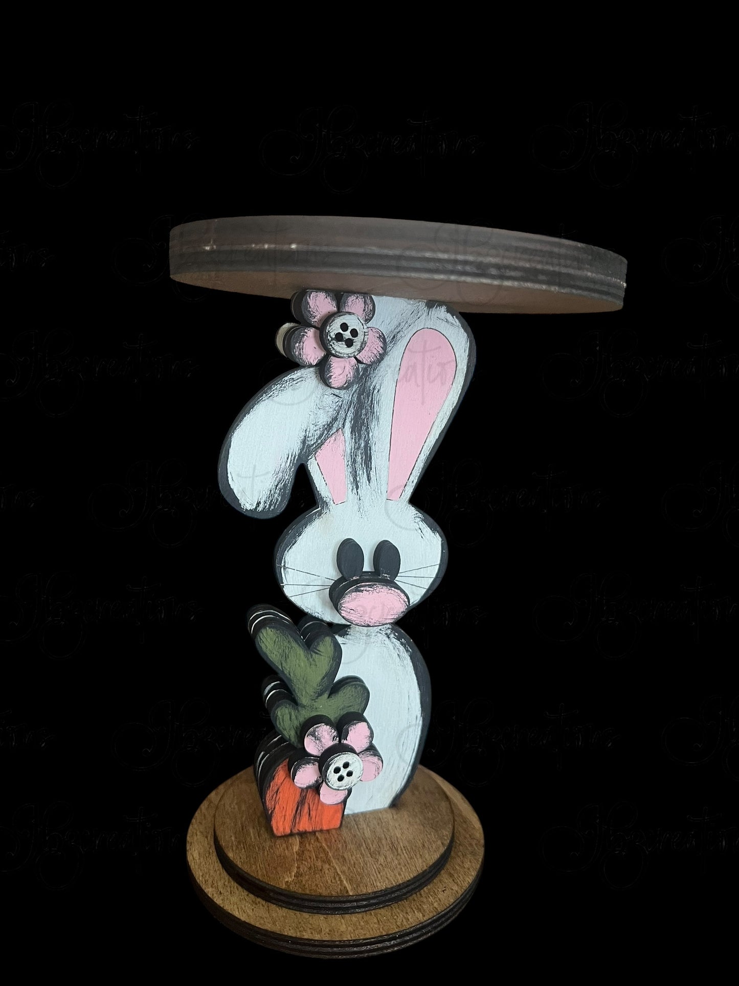 Easter Bunny Candle Holder Easter Theme Home Decor Rabbit Home Decor Candle Holder