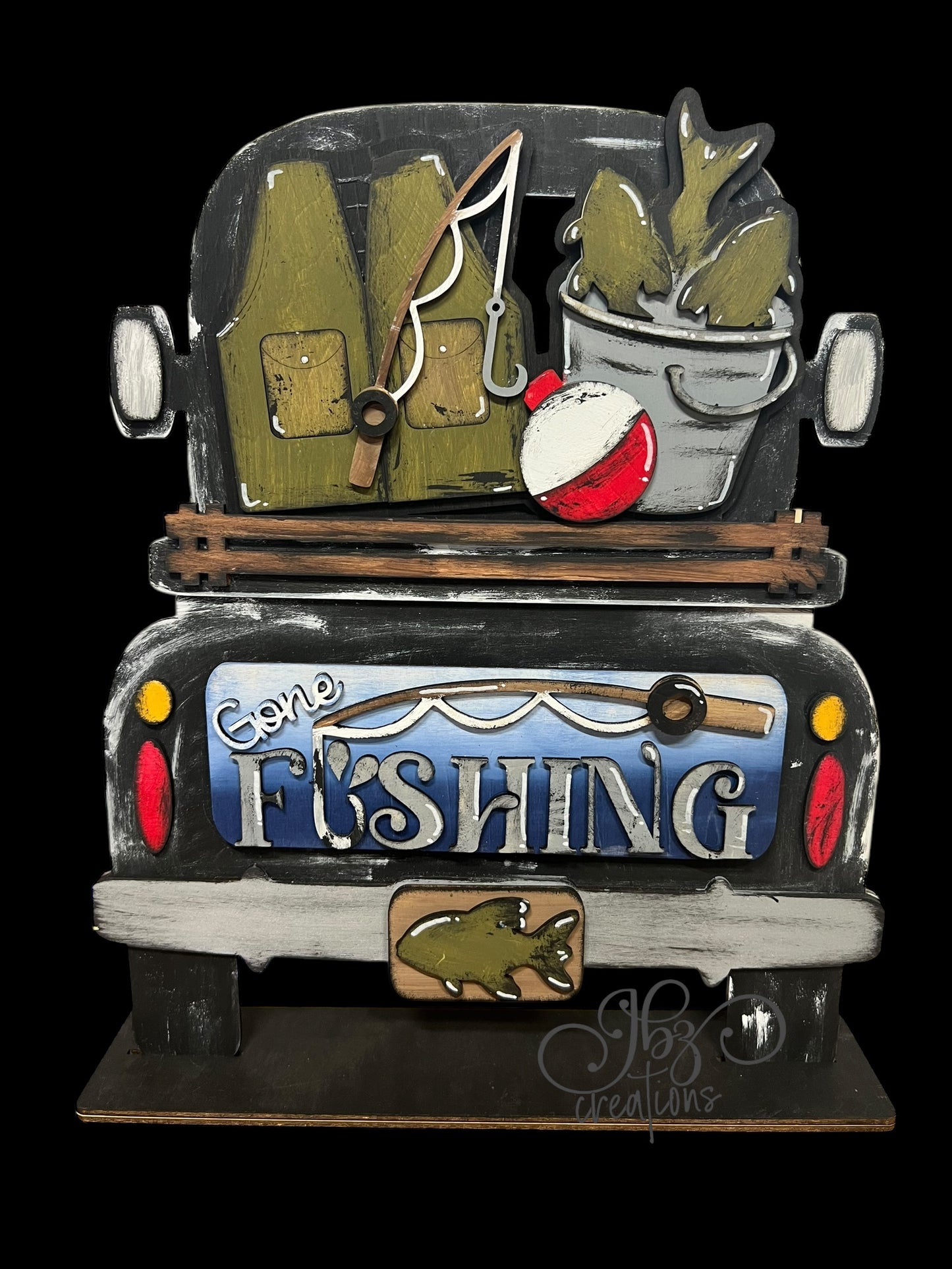 Gone Fishing Interchangeable Retro Truck ADD-ON ONLY Truck Inserts