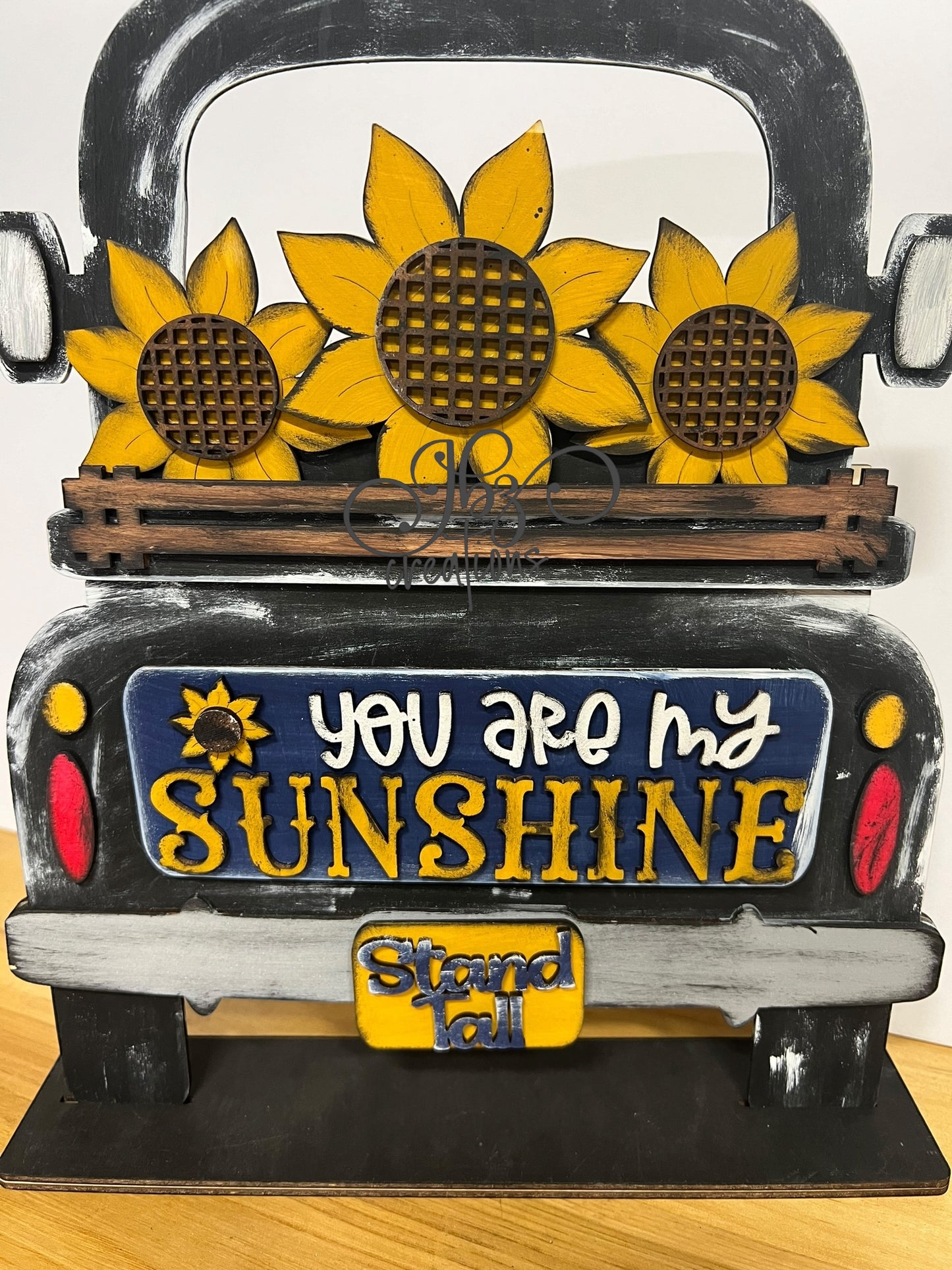 You are my Sunshine Sunflower Interchangeable Retro Truck ADD-ON ONLY Truck Inserts