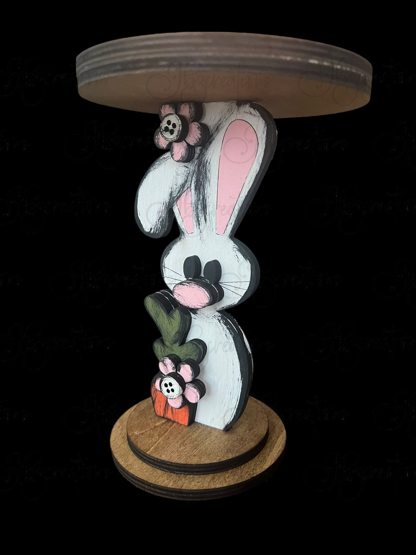 Easter Bunny Candle Holder Easter Theme Home Decor Rabbit Home Decor Candle Holder