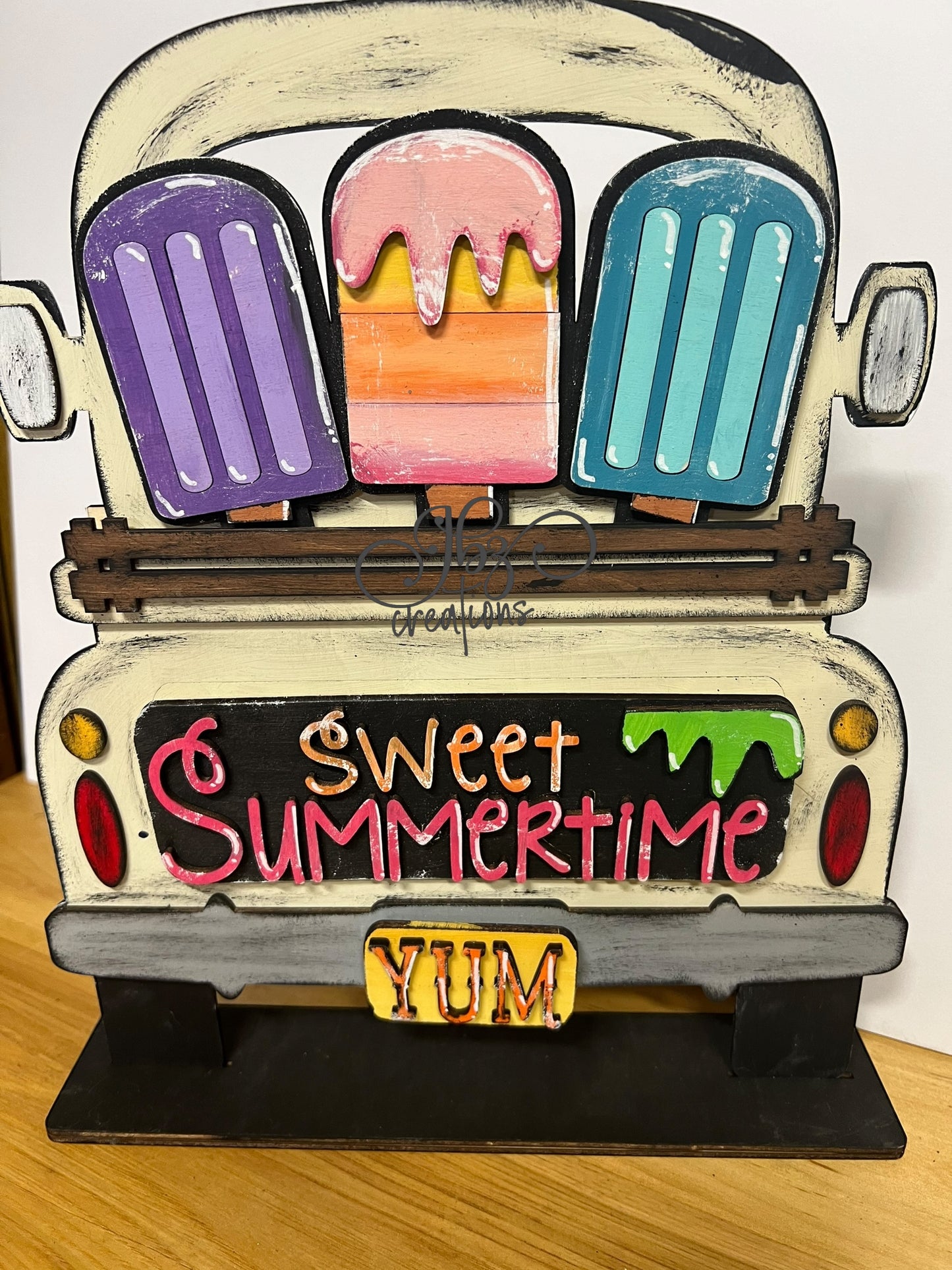 Sweet Summertime  Interchangeable Retro Truck ADD-ON ONLY Truck Inserts