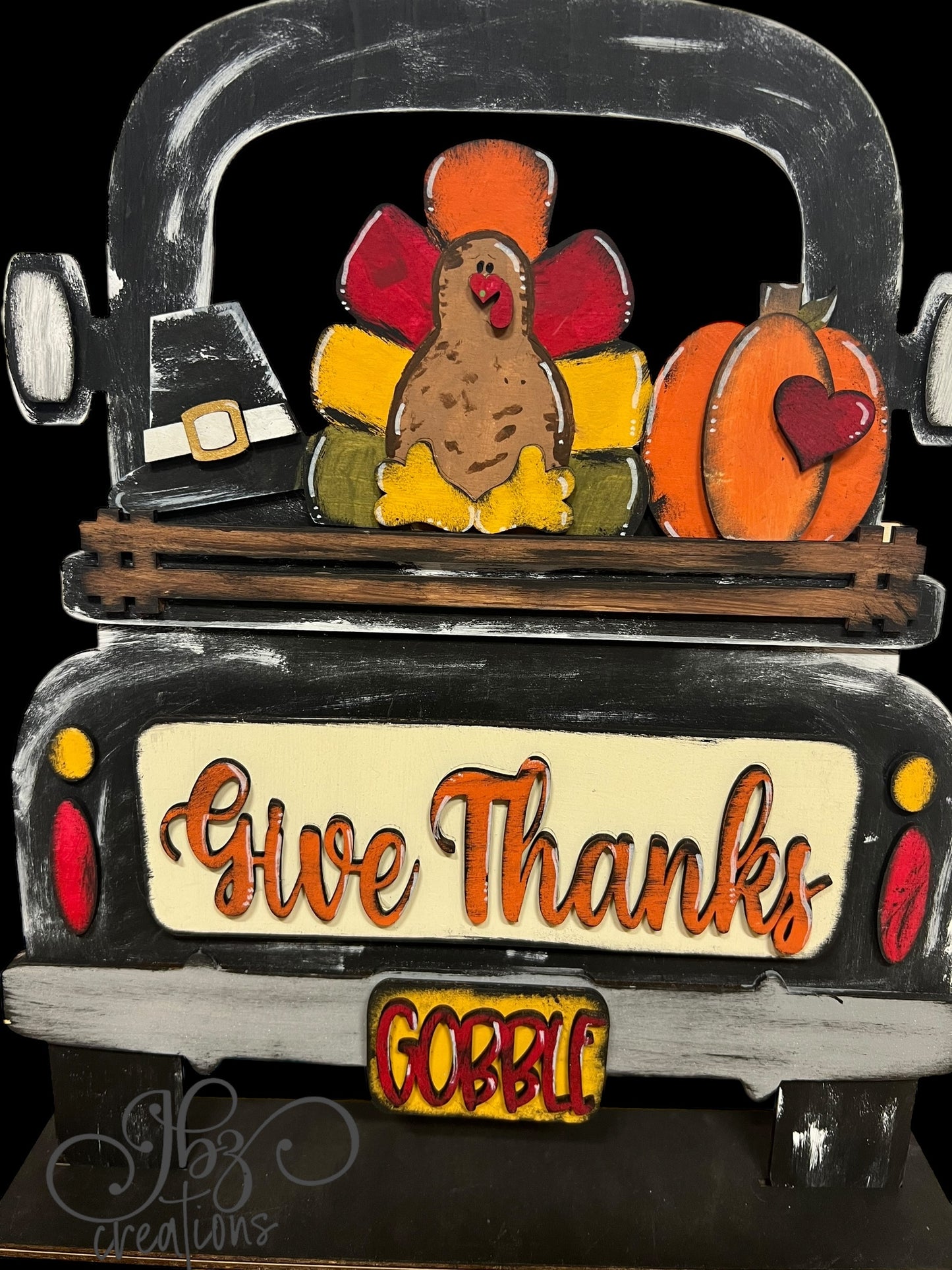 Give Thanks Thanksgiving Interchangeable Truck ADD-ON ONLY Truck Inserts