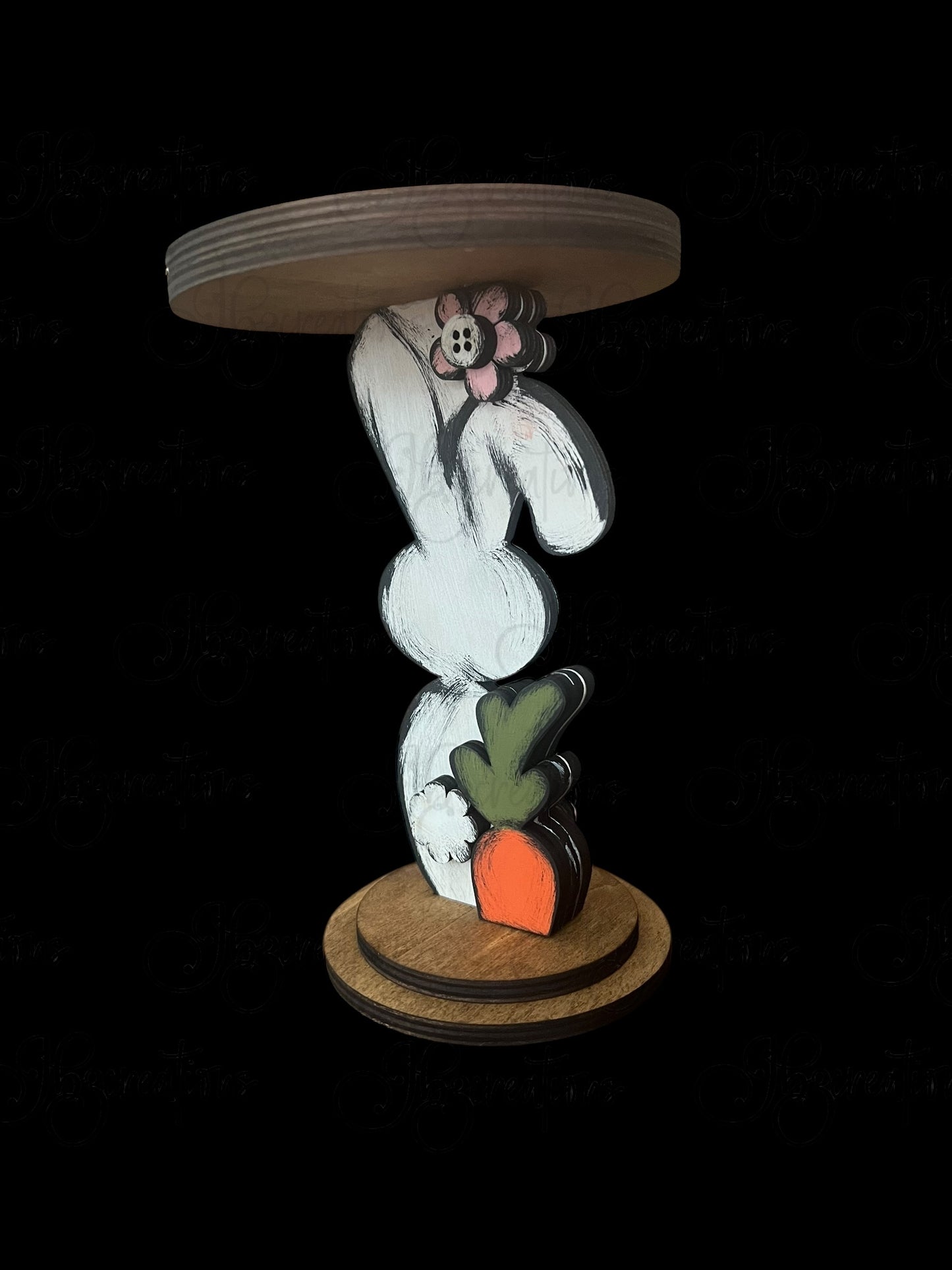 Easter Bunny Candle Holder Easter Theme Home Decor Rabbit Home Decor Candle Holder