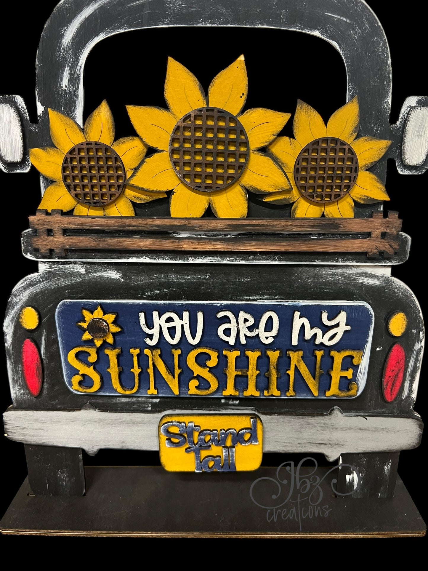 You are my Sunshine Sunflower Interchangeable Retro Truck ADD-ON ONLY Truck Inserts