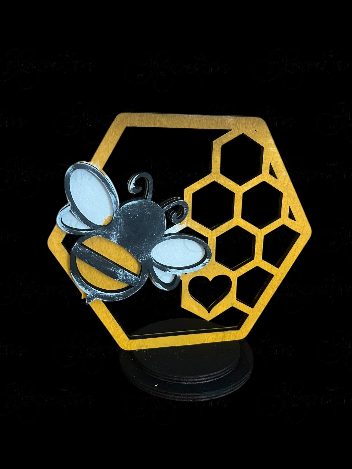 Honey Bee Candle Holder Bee Theme Home Decor Honey Bee Home Decor Candle Holder Honeycomb Candle Holder