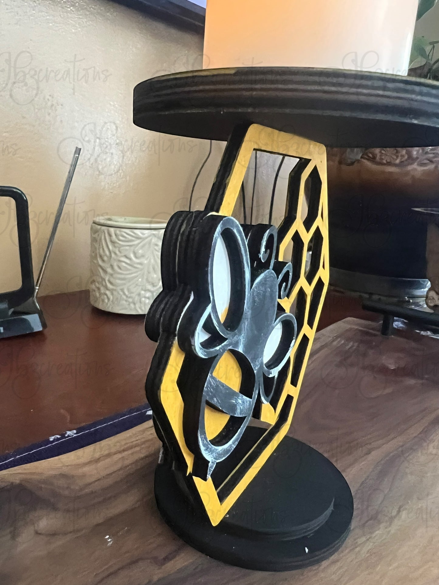 Honey Bee Candle Holder Bee Theme Home Decor Honey Bee Home Decor Candle Holder Honeycomb Candle Holder