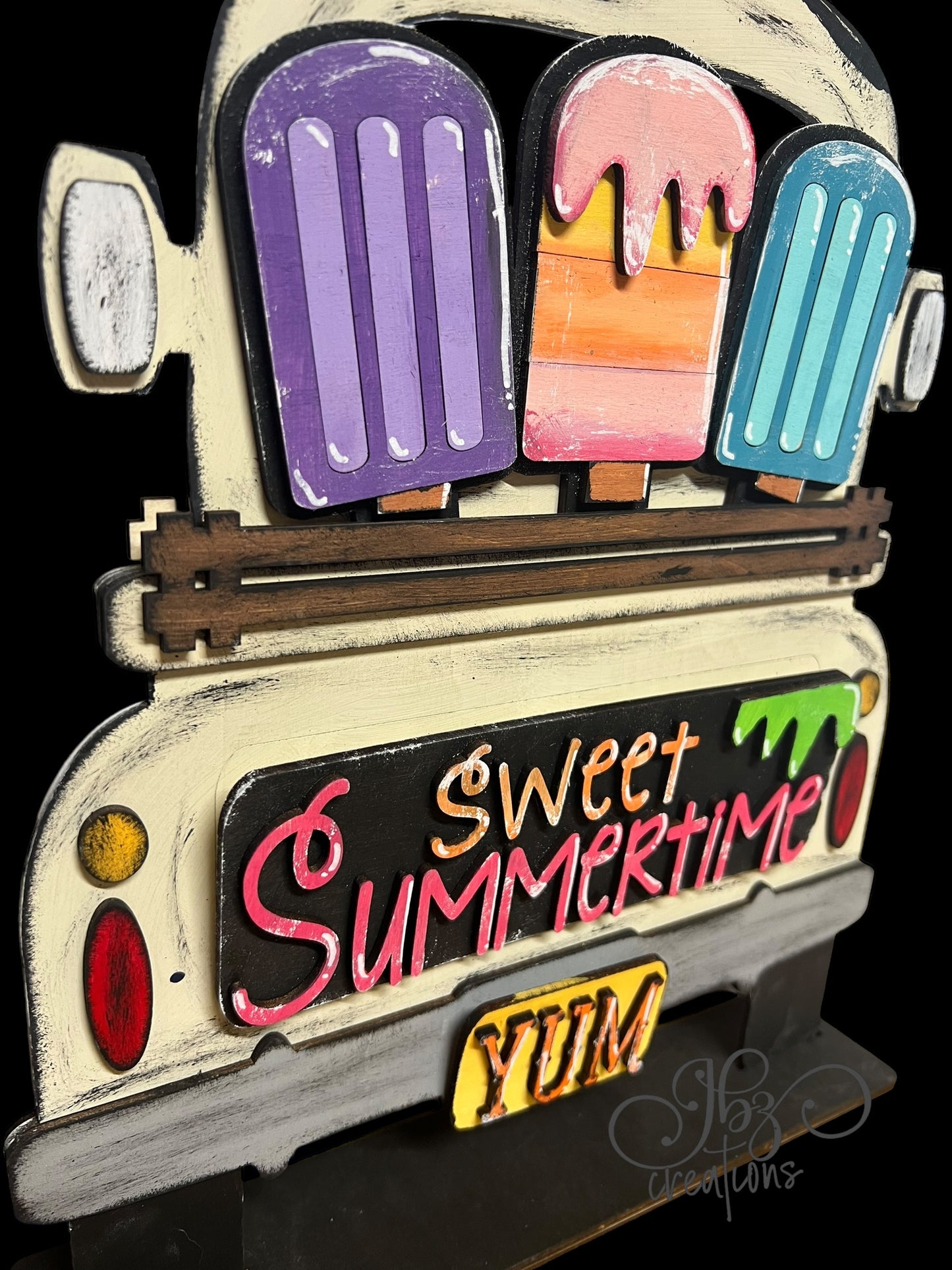 Sweet Summertime  Interchangeable Retro Truck ADD-ON ONLY Truck Inserts